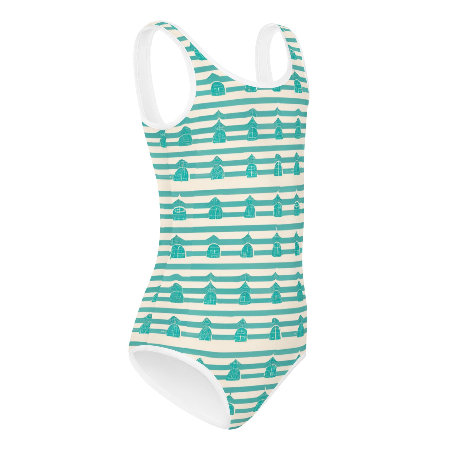 Beachfront Property Kids Swimsuit