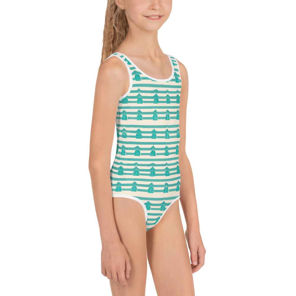 Beachfront Property Kids Swimsuit