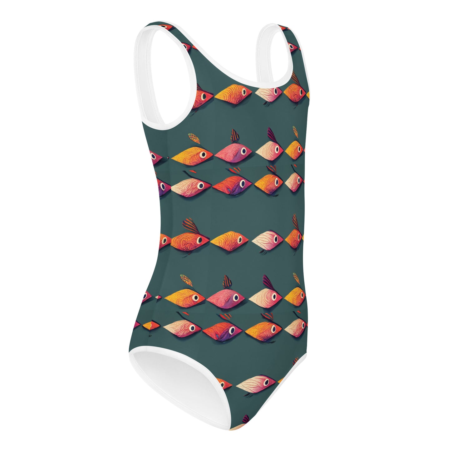 Brilliant Fish Brigade Kids Swimsuit