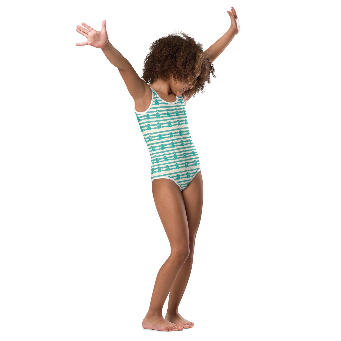 Beachfront Property Kids Swimsuit