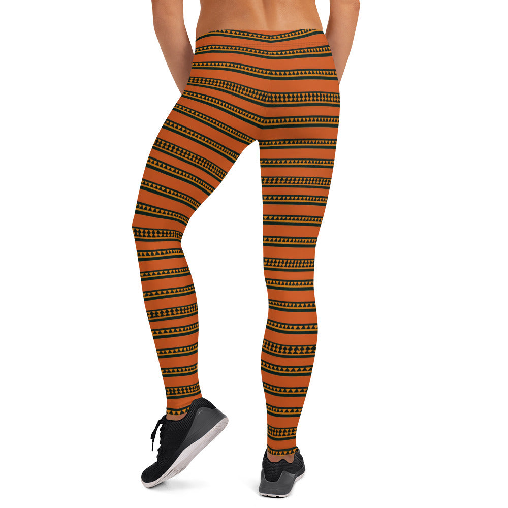 Timbuktu Tangerine Tapestry Leggings