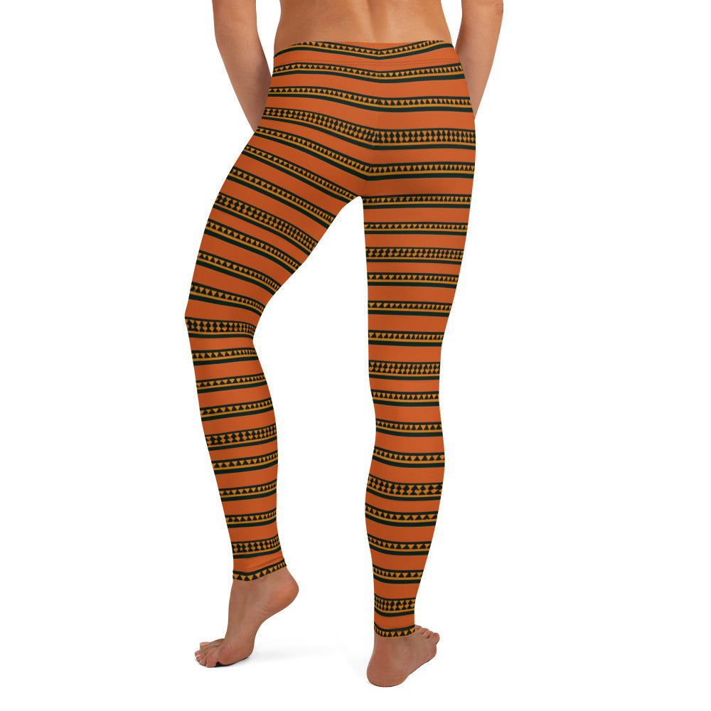 Timbuktu Tangerine Tapestry Leggings