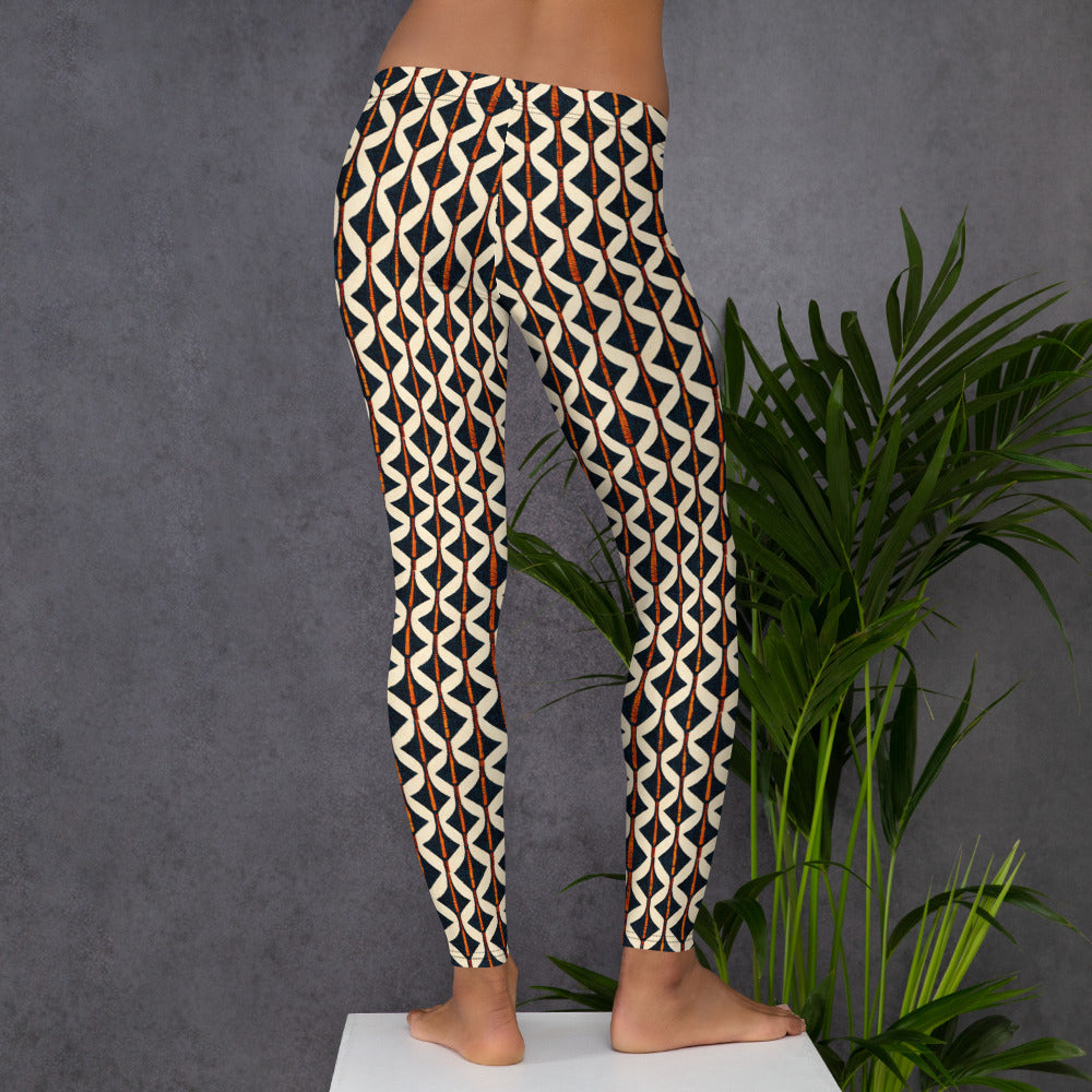 Tribal Tones In Harmony Leggings