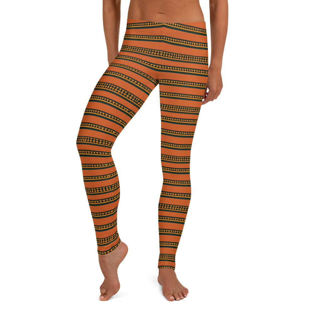 Timbuktu Tangerine Tapestry Leggings