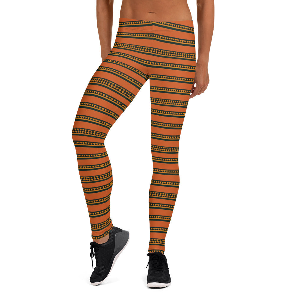 Timbuktu Tangerine Tapestry Leggings