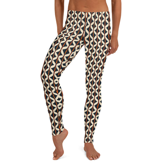 Tribal Tones In Harmony Leggings