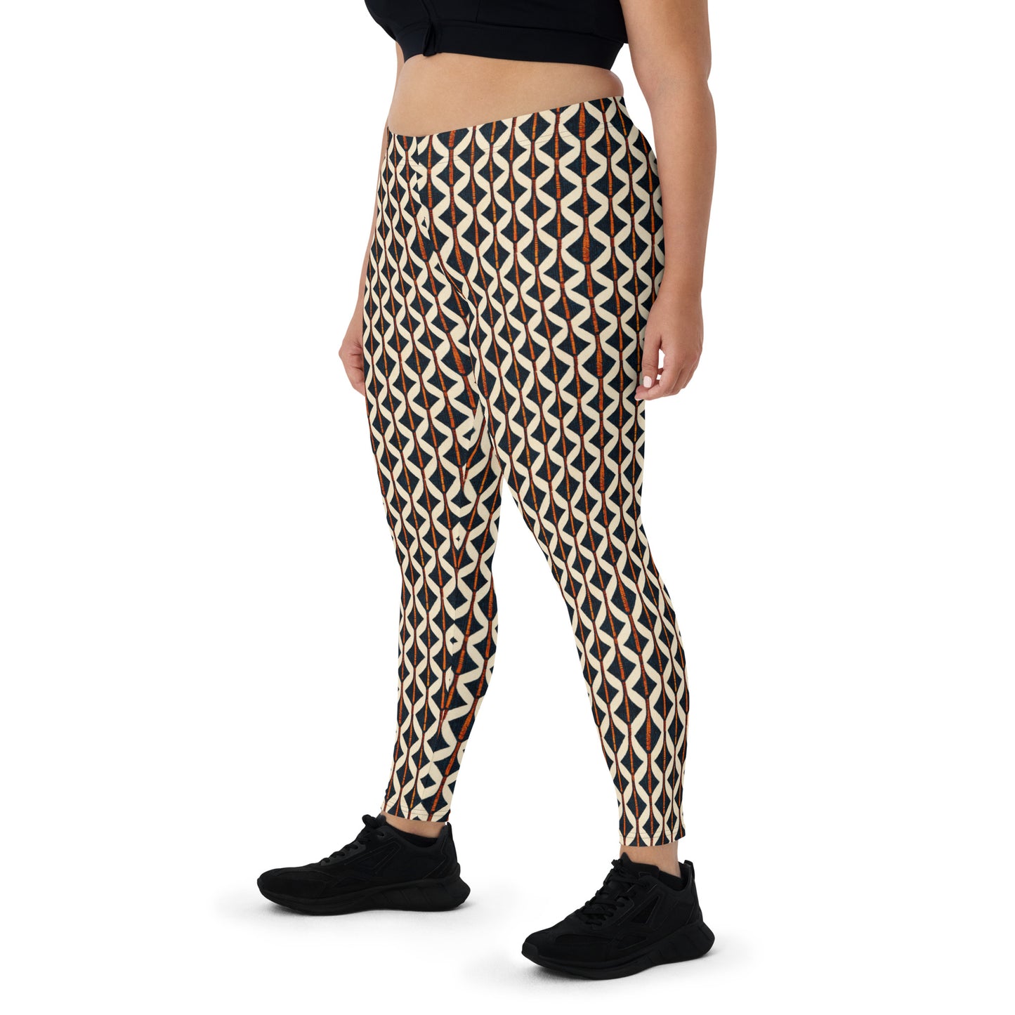 Tribal Tones In Harmony Leggings