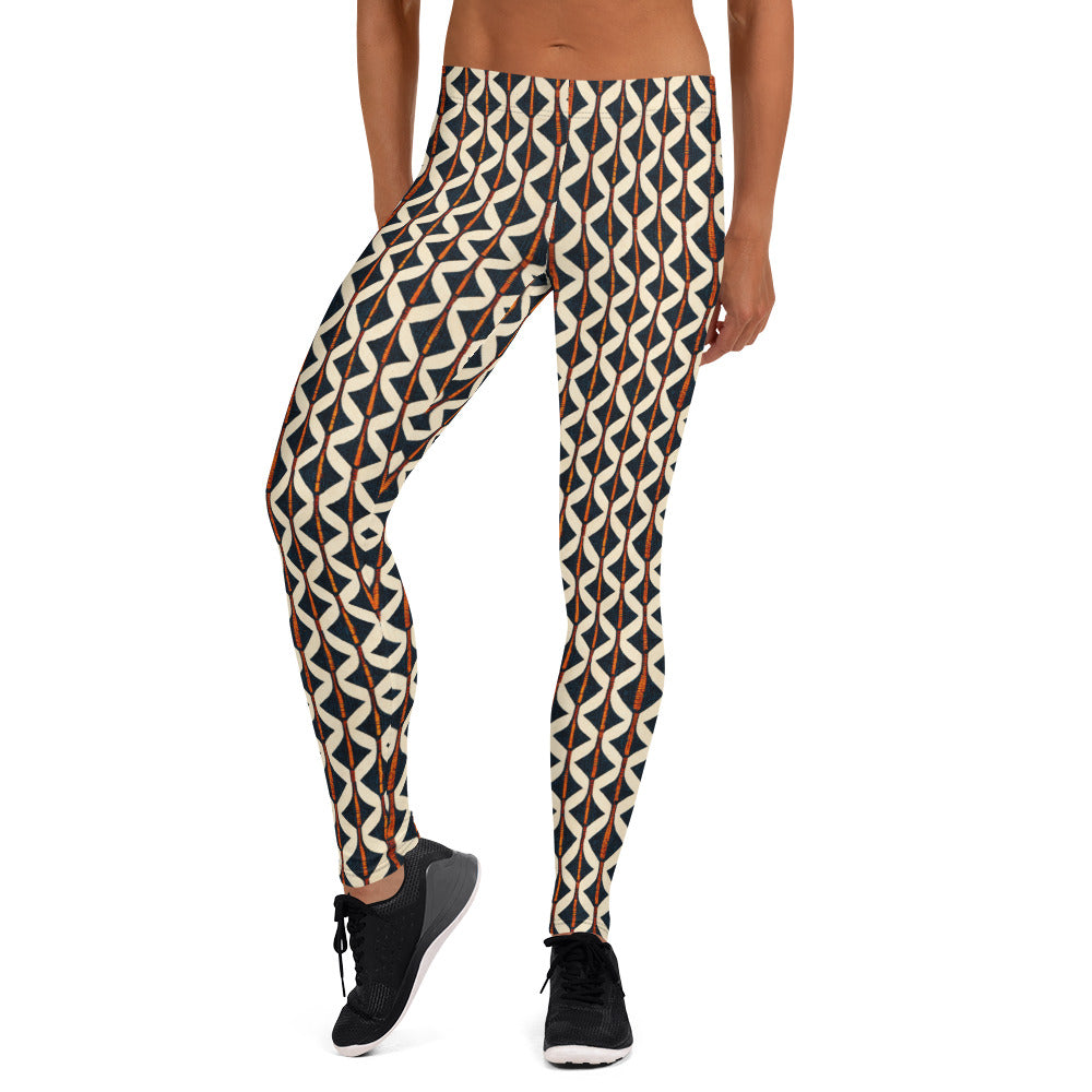 Tribal Tones In Harmony Leggings