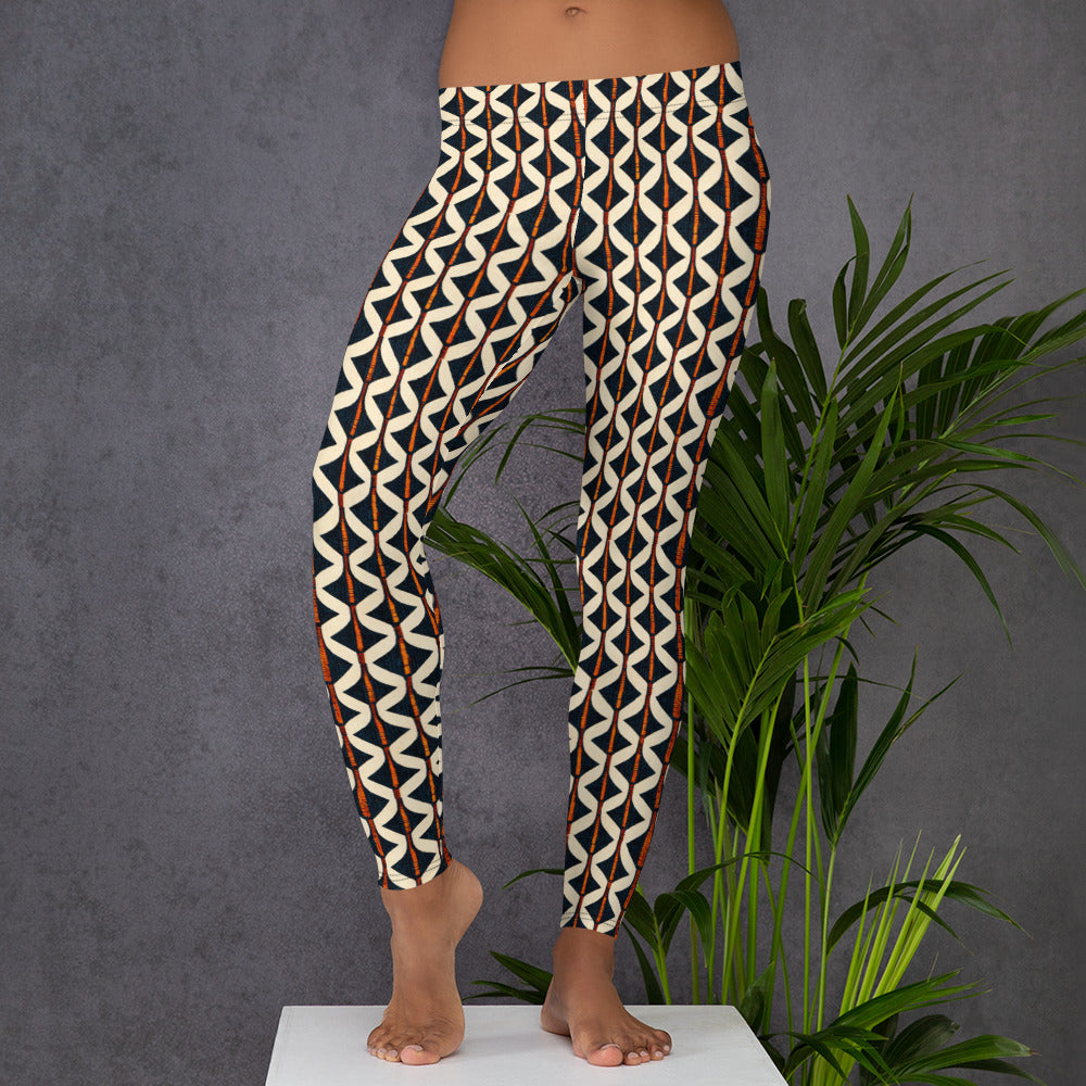 Tribal Tones In Harmony Leggings