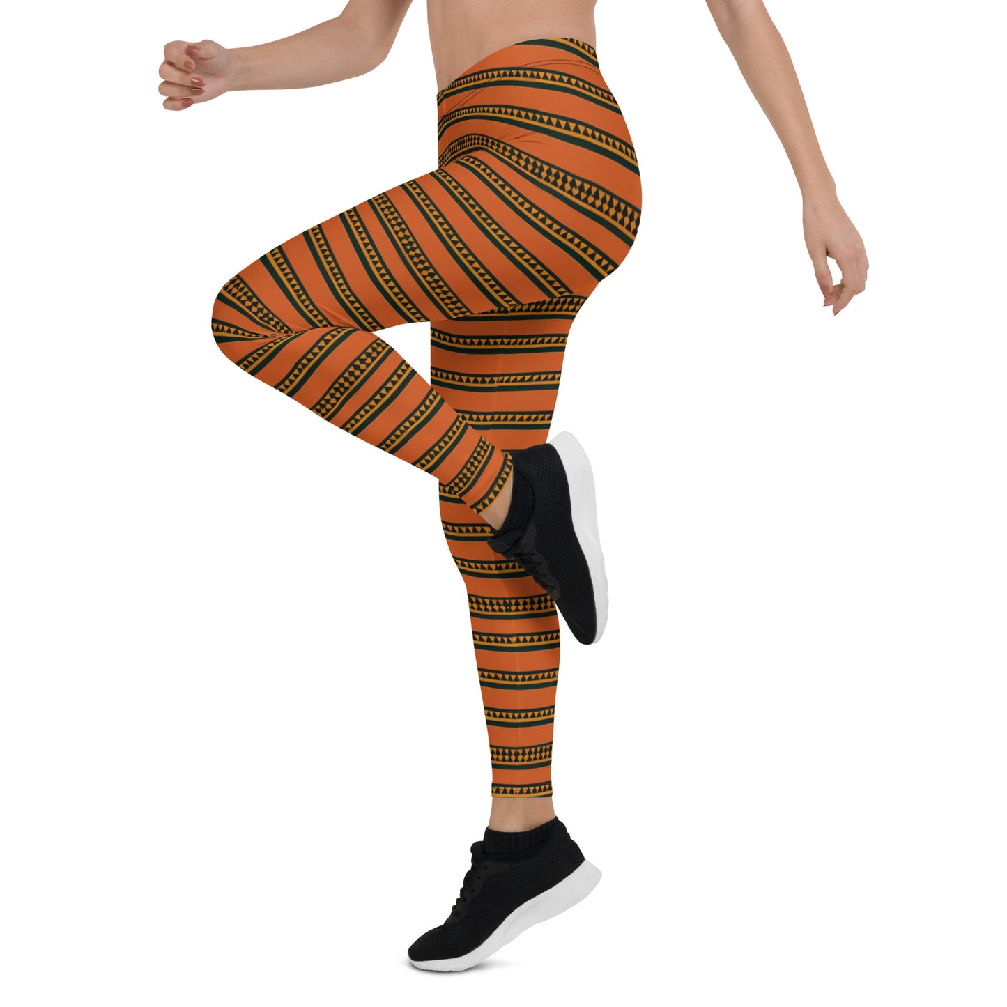 Timbuktu Tangerine Tapestry Leggings