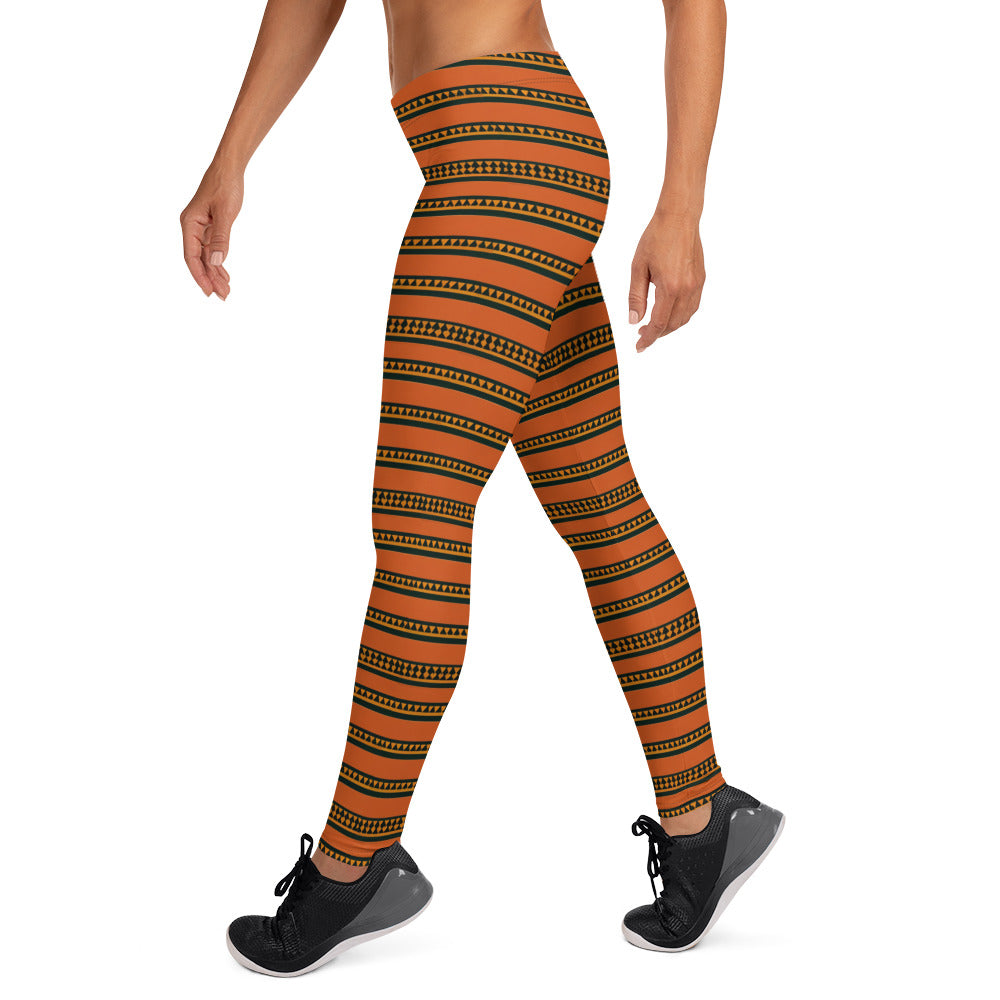 Timbuktu Tangerine Tapestry Leggings