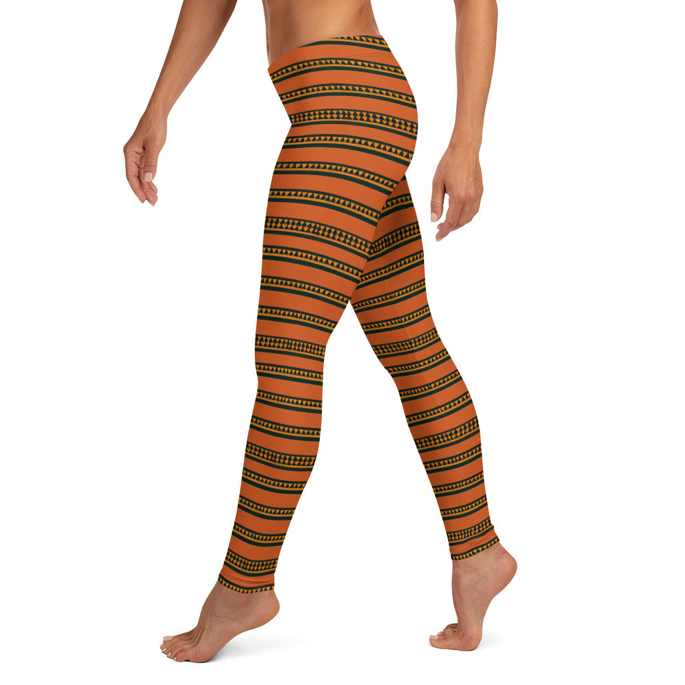 Timbuktu Tangerine Tapestry Leggings