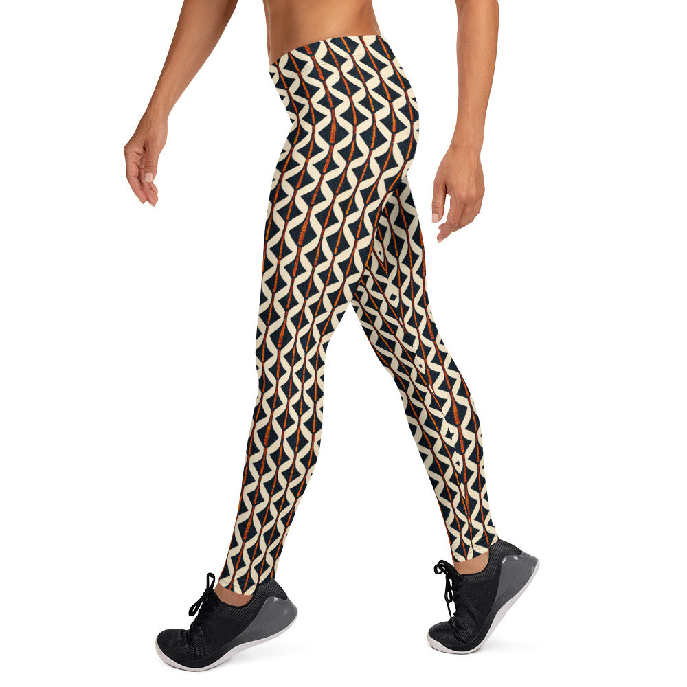 Tribal Tones In Harmony Leggings