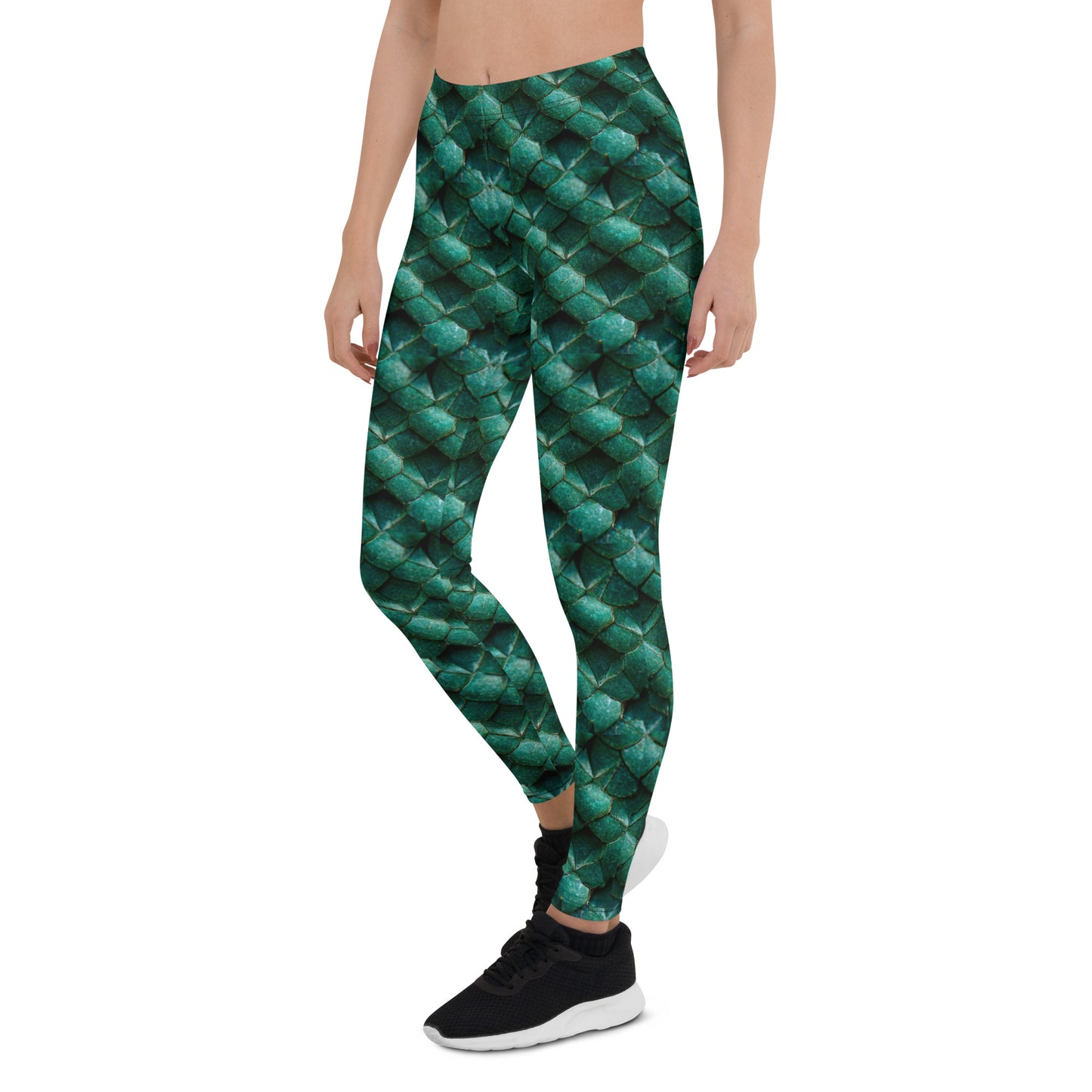 Emeralda the Great Forest Dragon Leggings