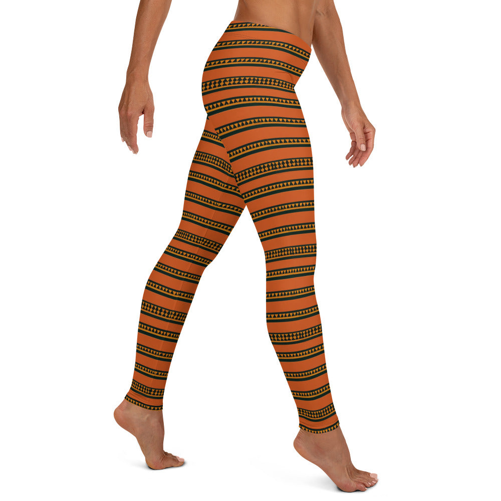 Timbuktu Tangerine Tapestry Leggings