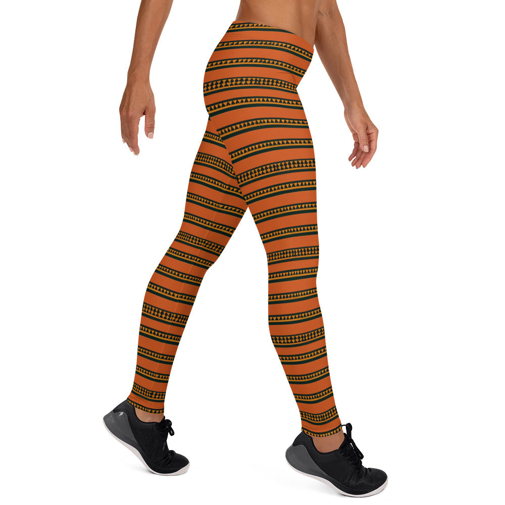 Timbuktu Tangerine Tapestry Leggings