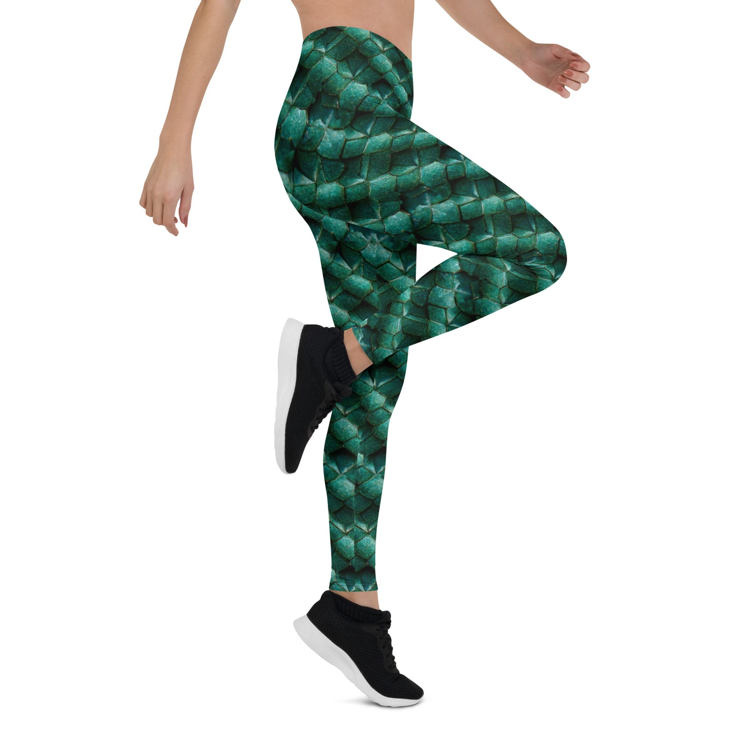 Emeralda the Great Forest Dragon Leggings