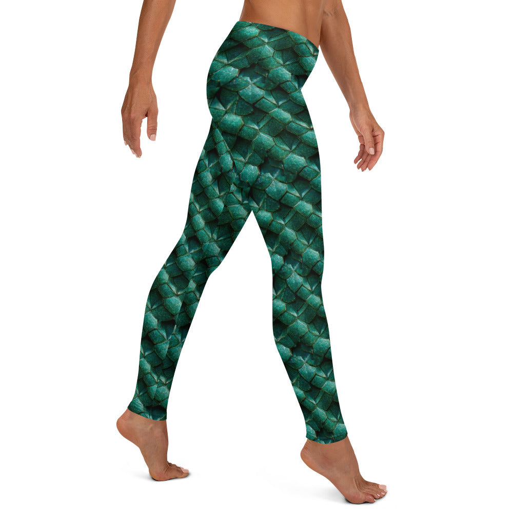 Emeralda the Great Forest Dragon Leggings