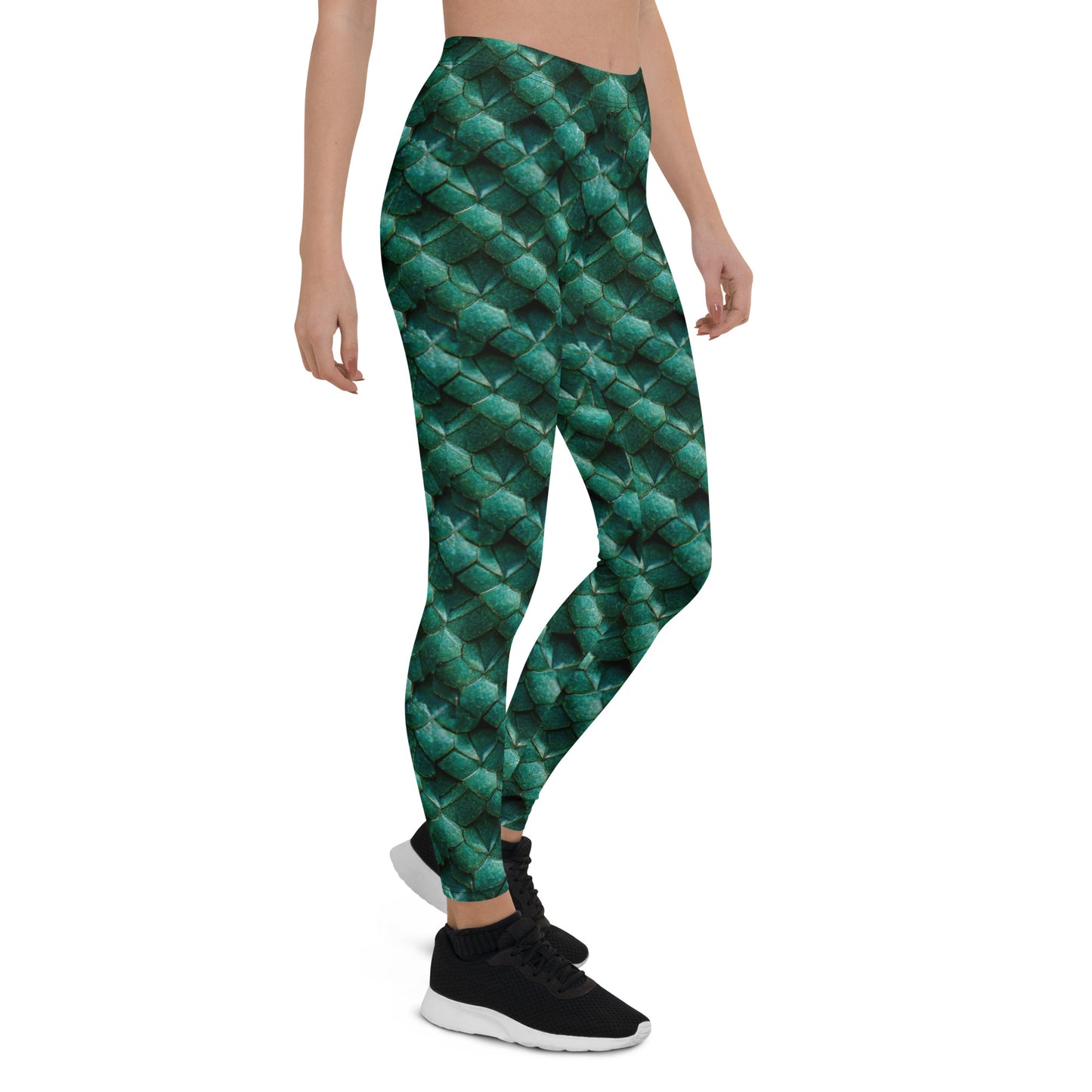 Emeralda the Great Forest Dragon Leggings