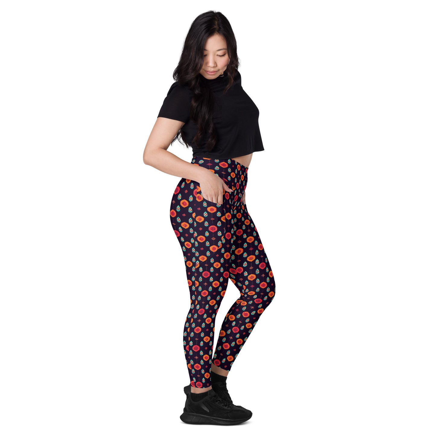 Free Spirited Flora Leggings with pockets