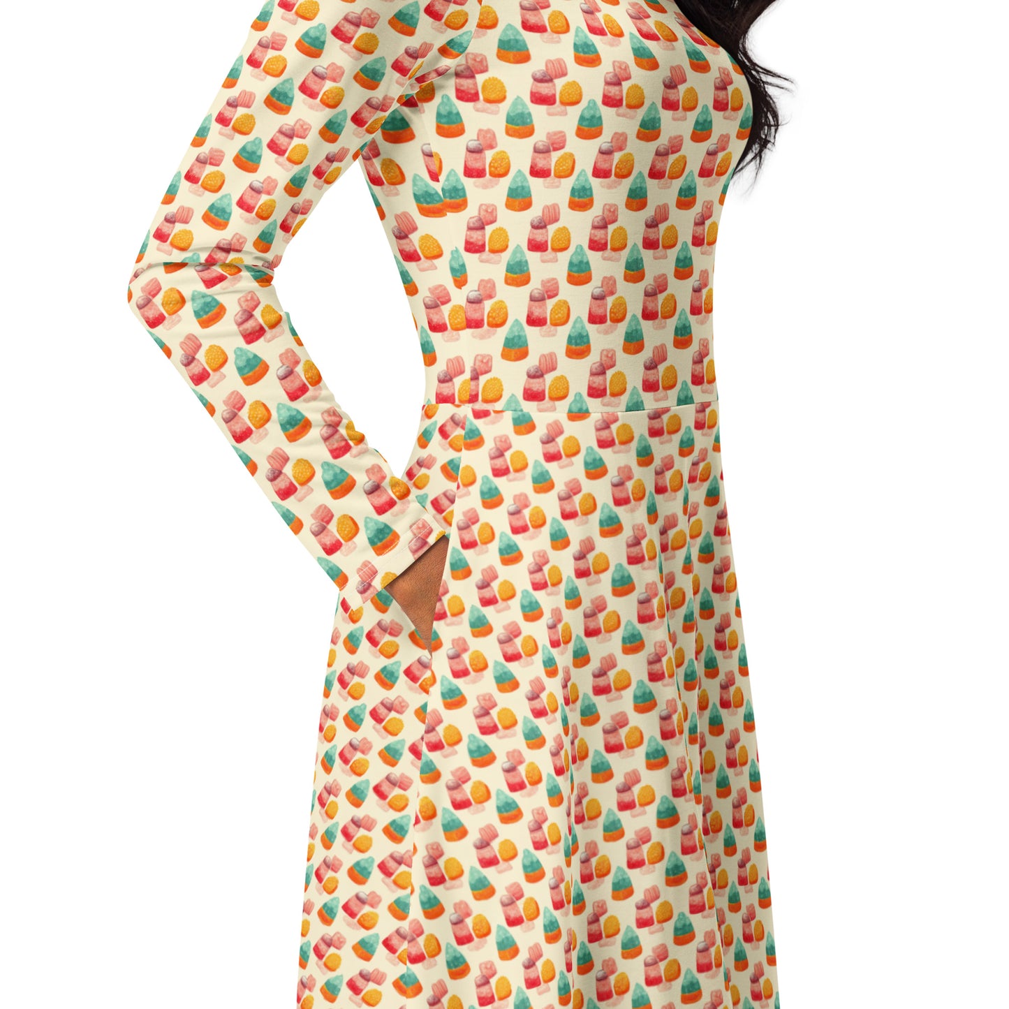 Sweet Jubilee long sleeve midi dress