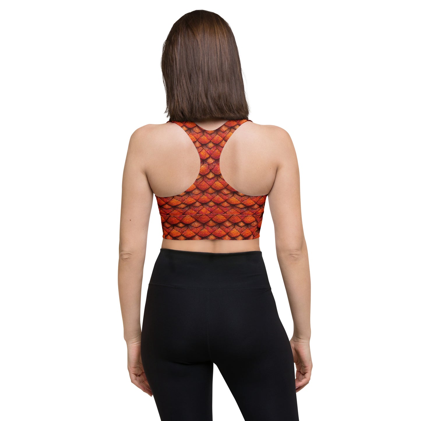 Kurtalor, the Infernal Sentinel of Joy and Peace Longline sports bra