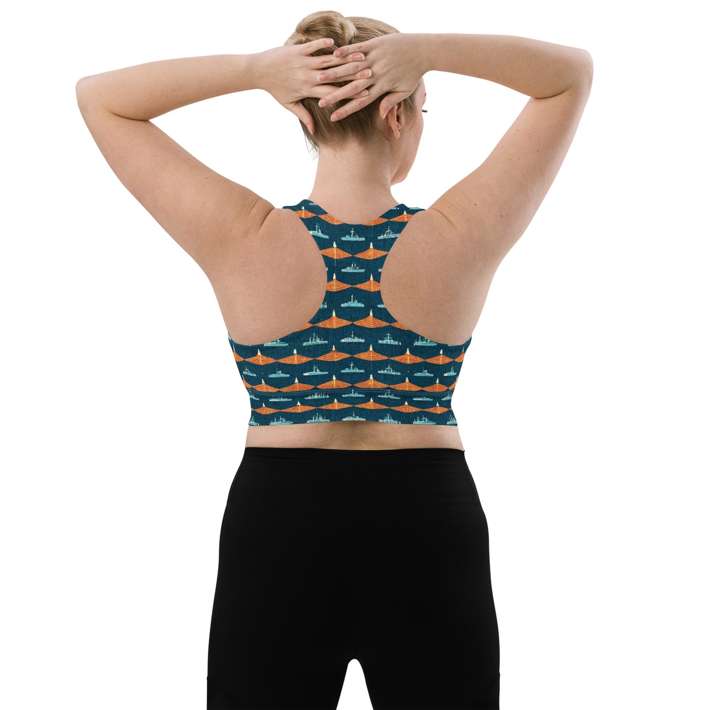 Mariners Melody Longline sports bra