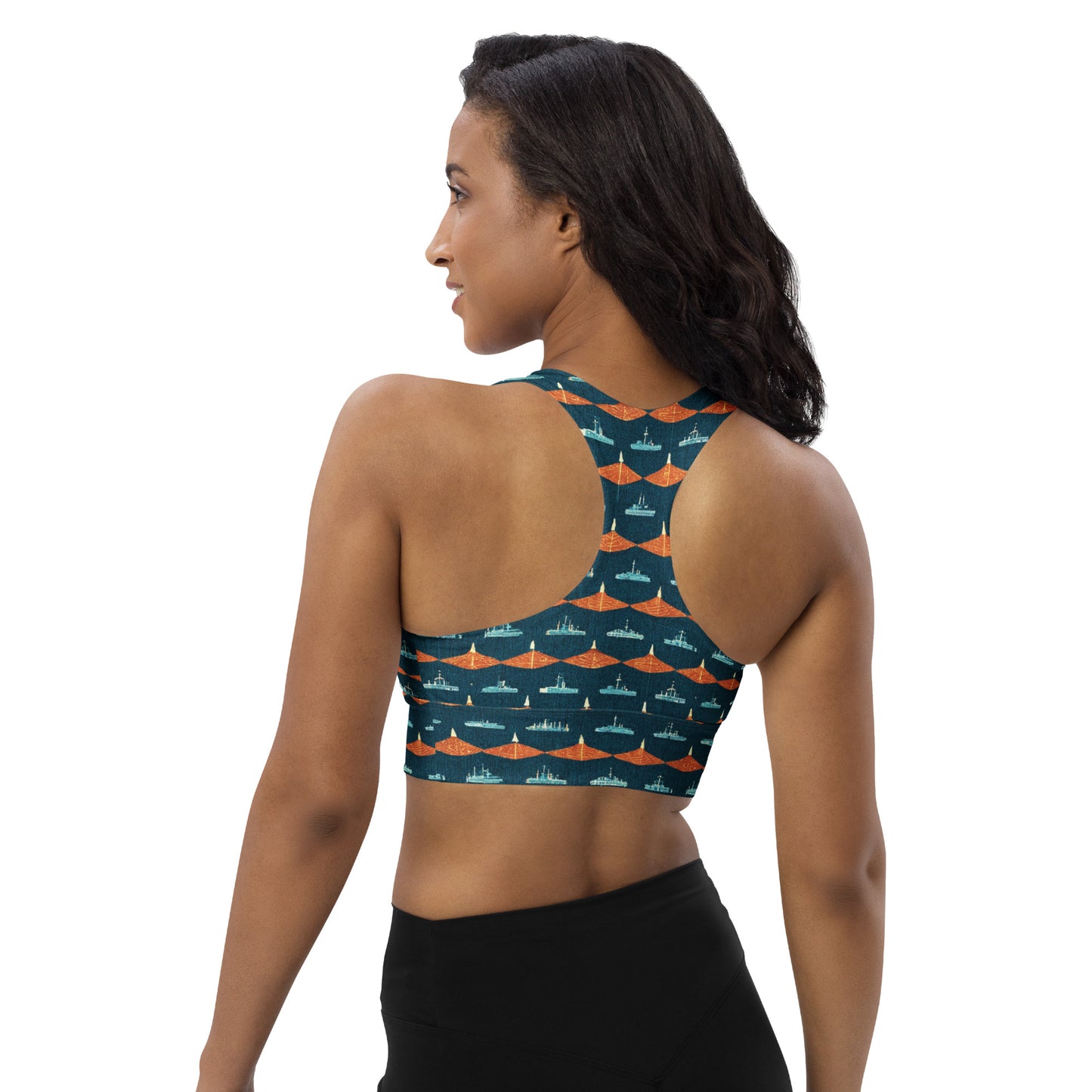 Mariners Melody Longline sports bra