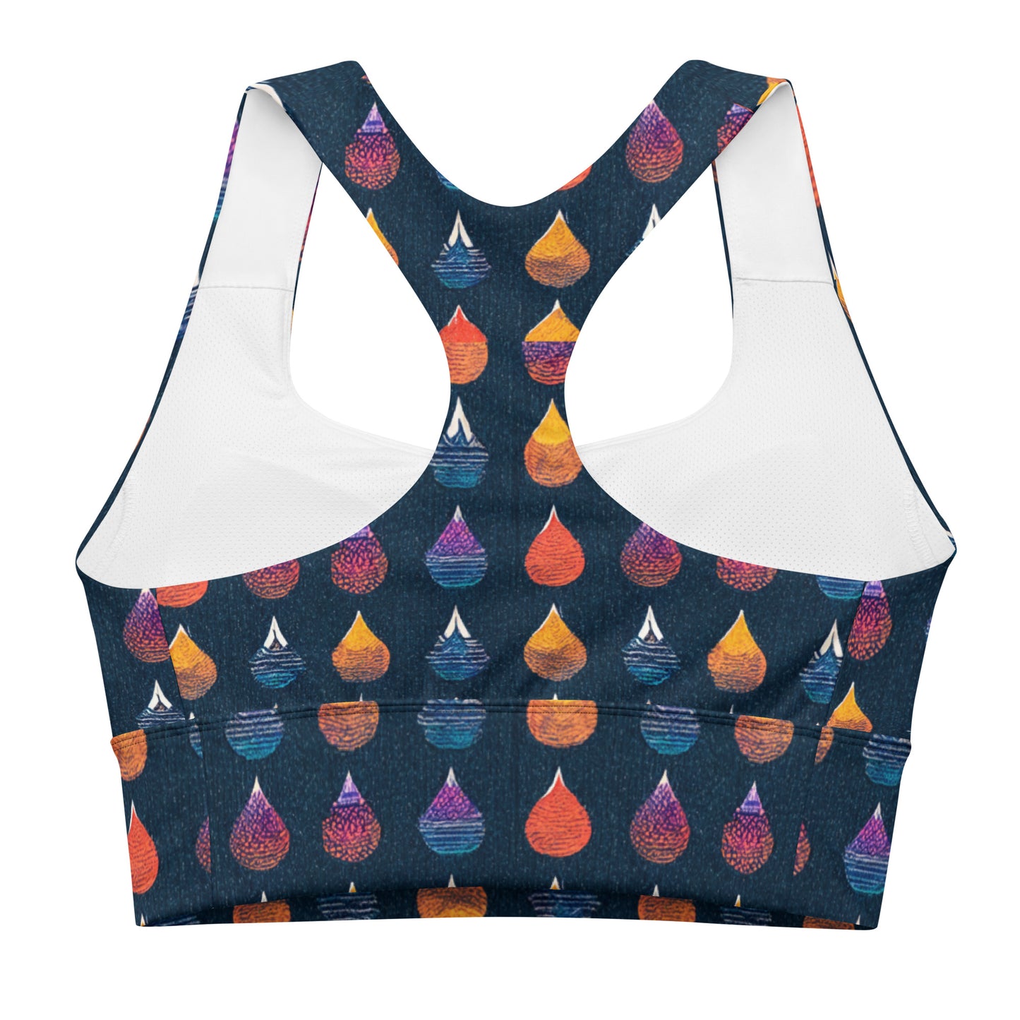 Prismatic Precipitation Longline sports bra