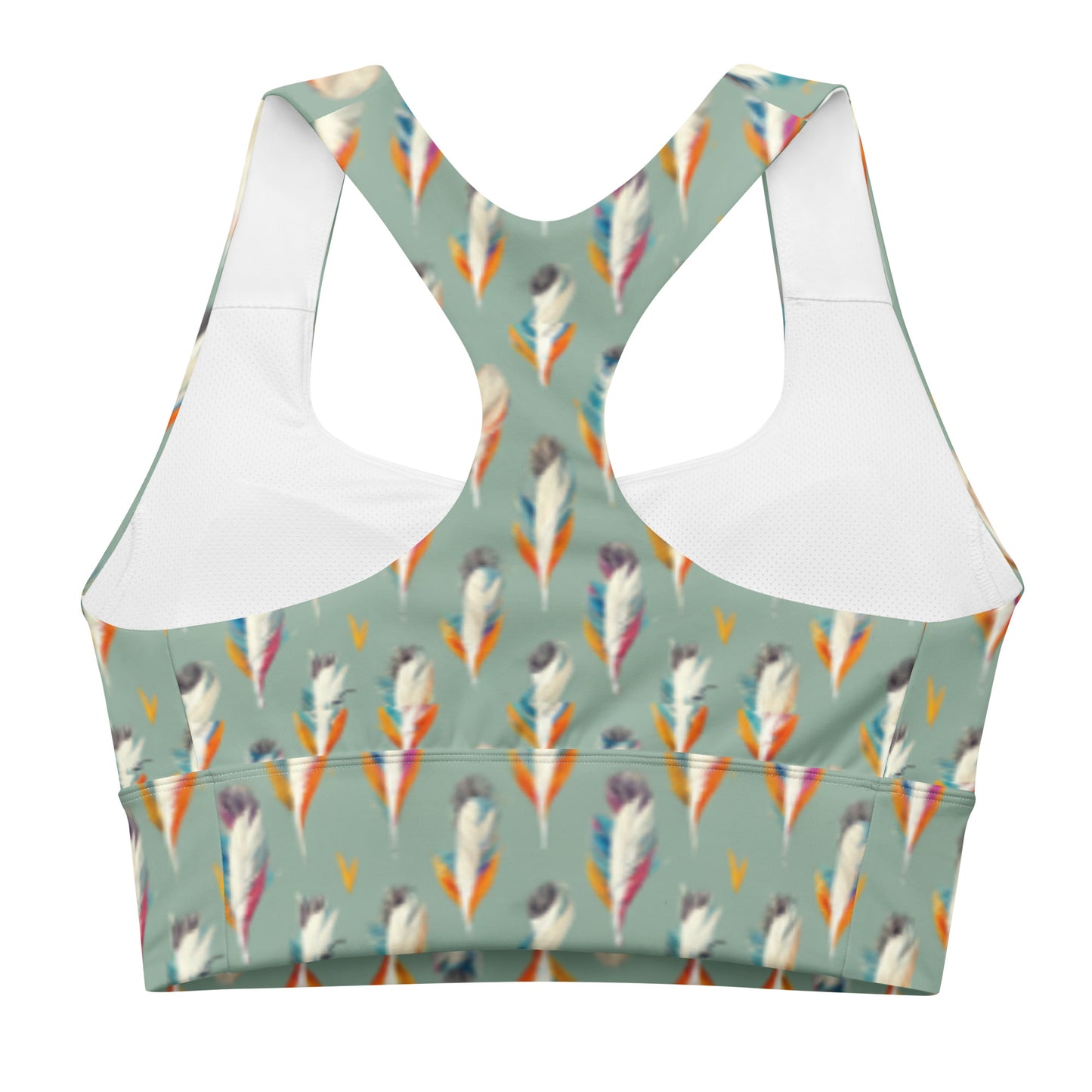 Tropical Birdsong Longline sports bra