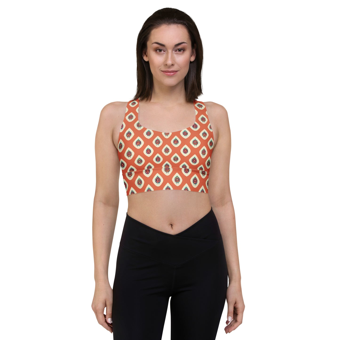 Mango Tango Longline sports bra