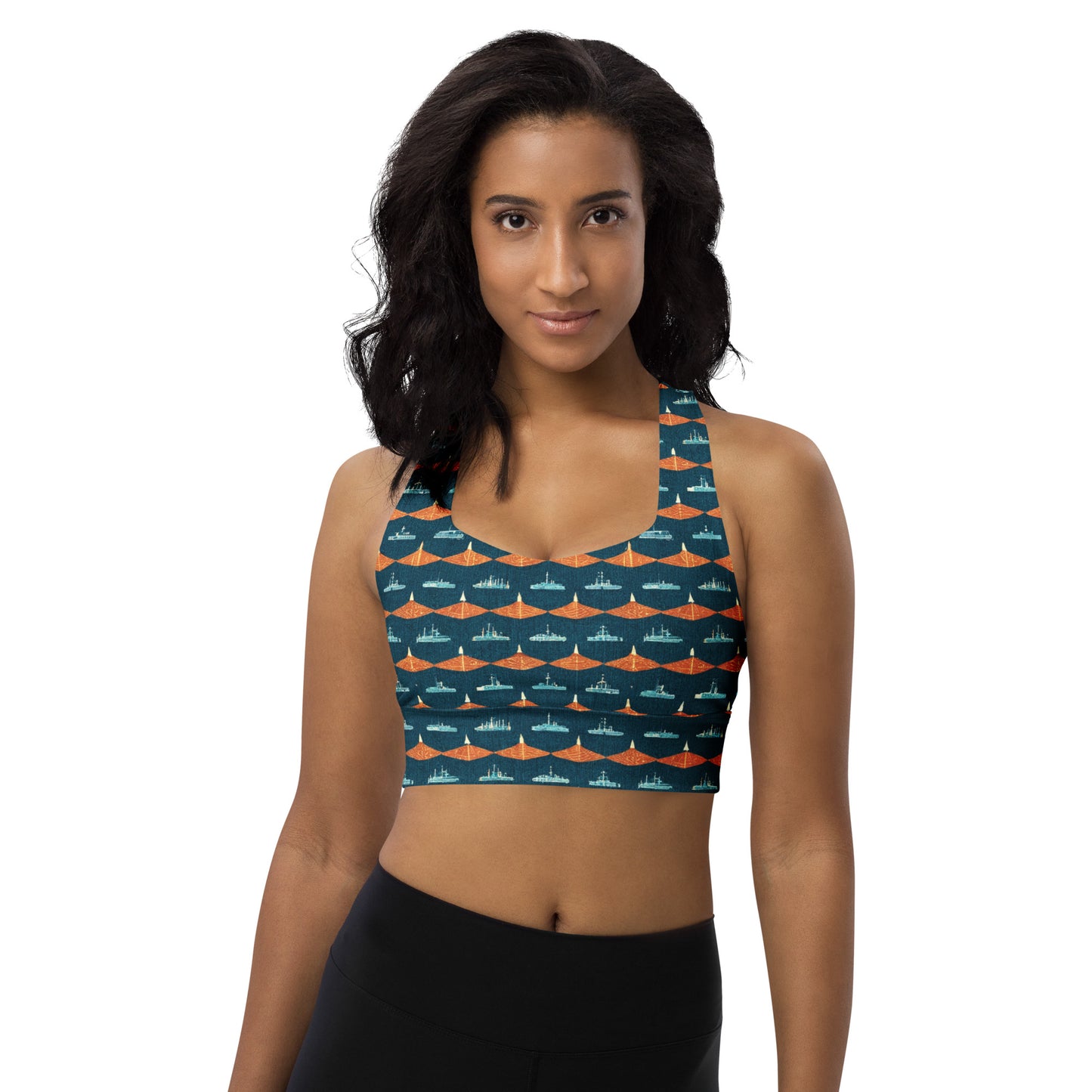 Mariners Melody Longline sports bra