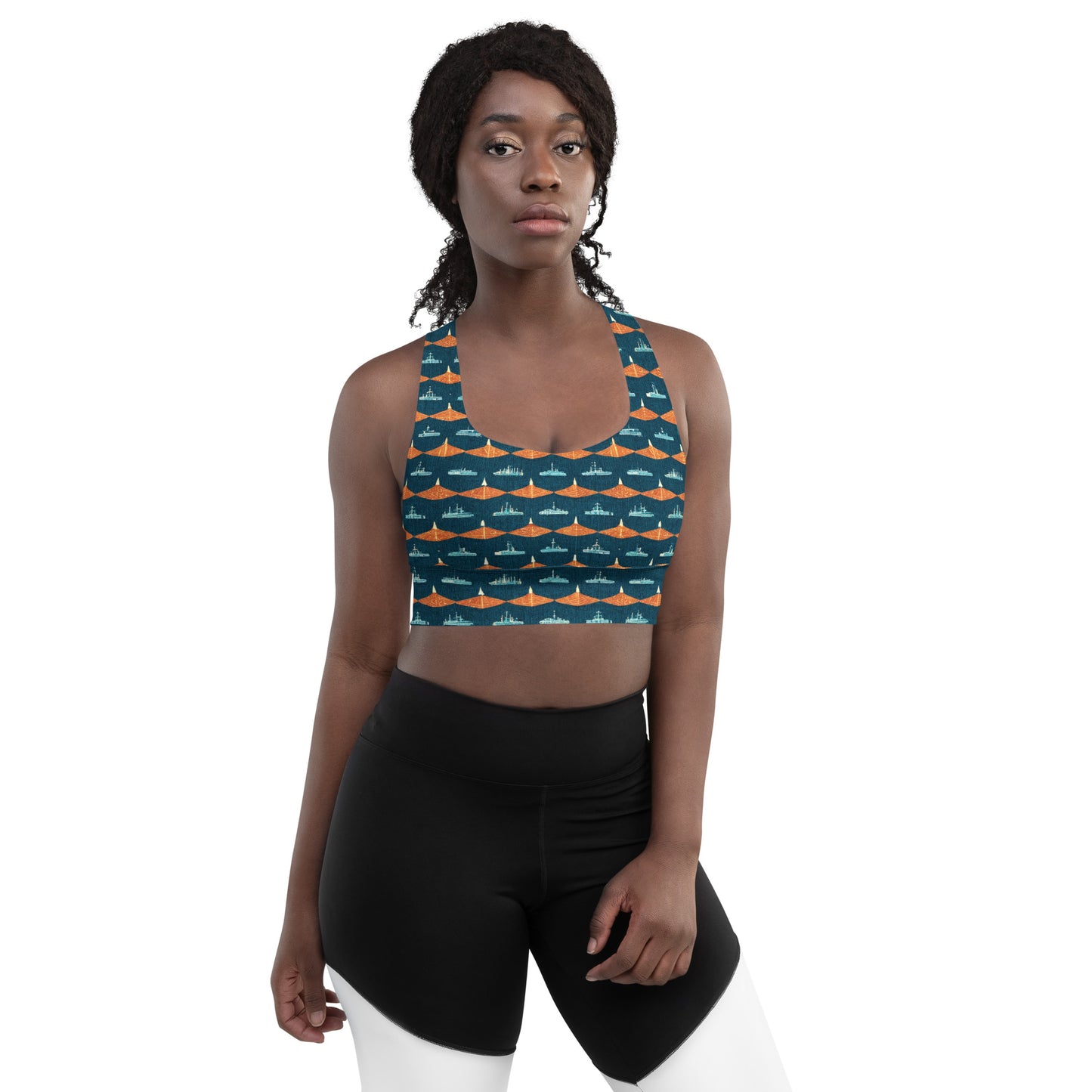 Mariners Melody Longline sports bra