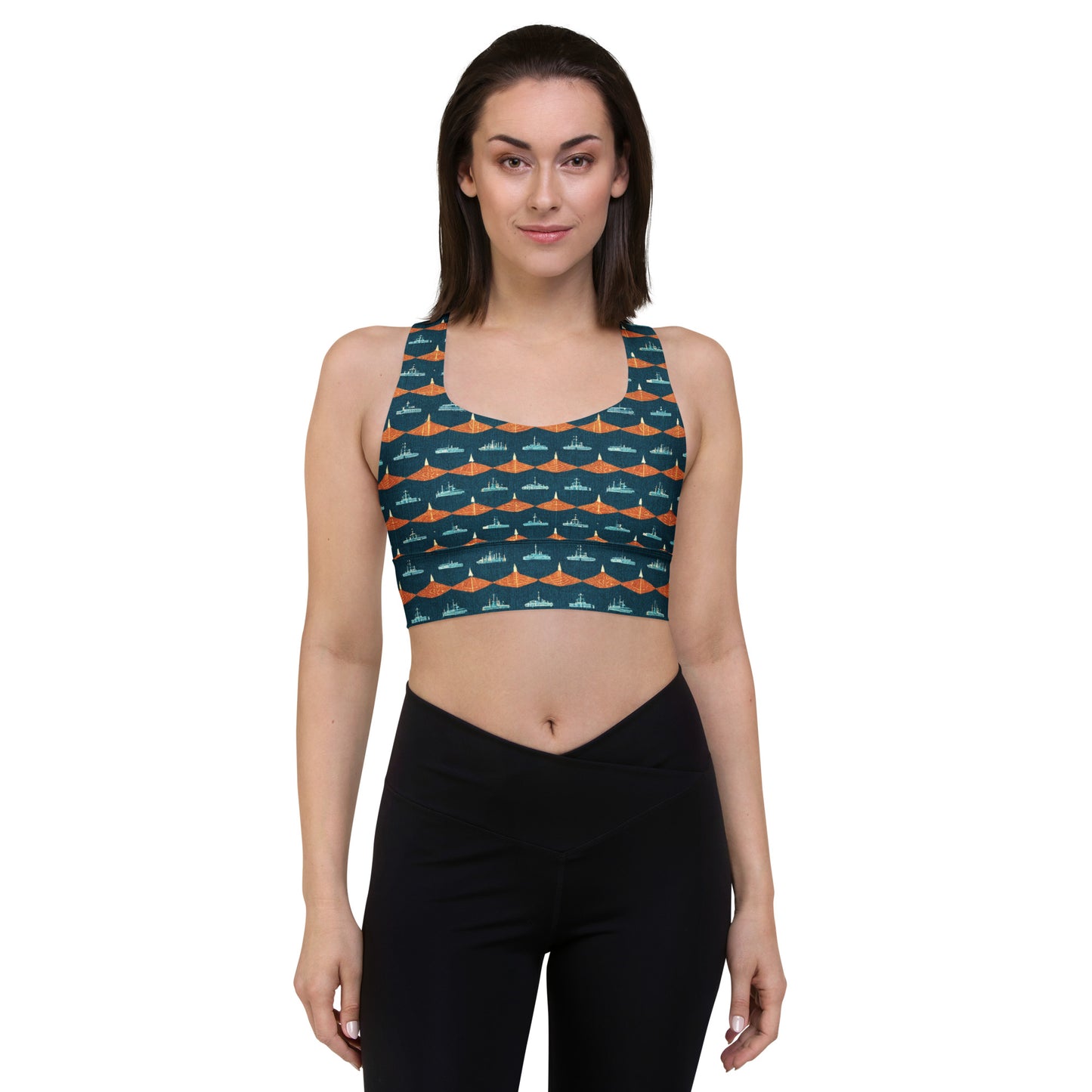 Mariners Melody Longline sports bra