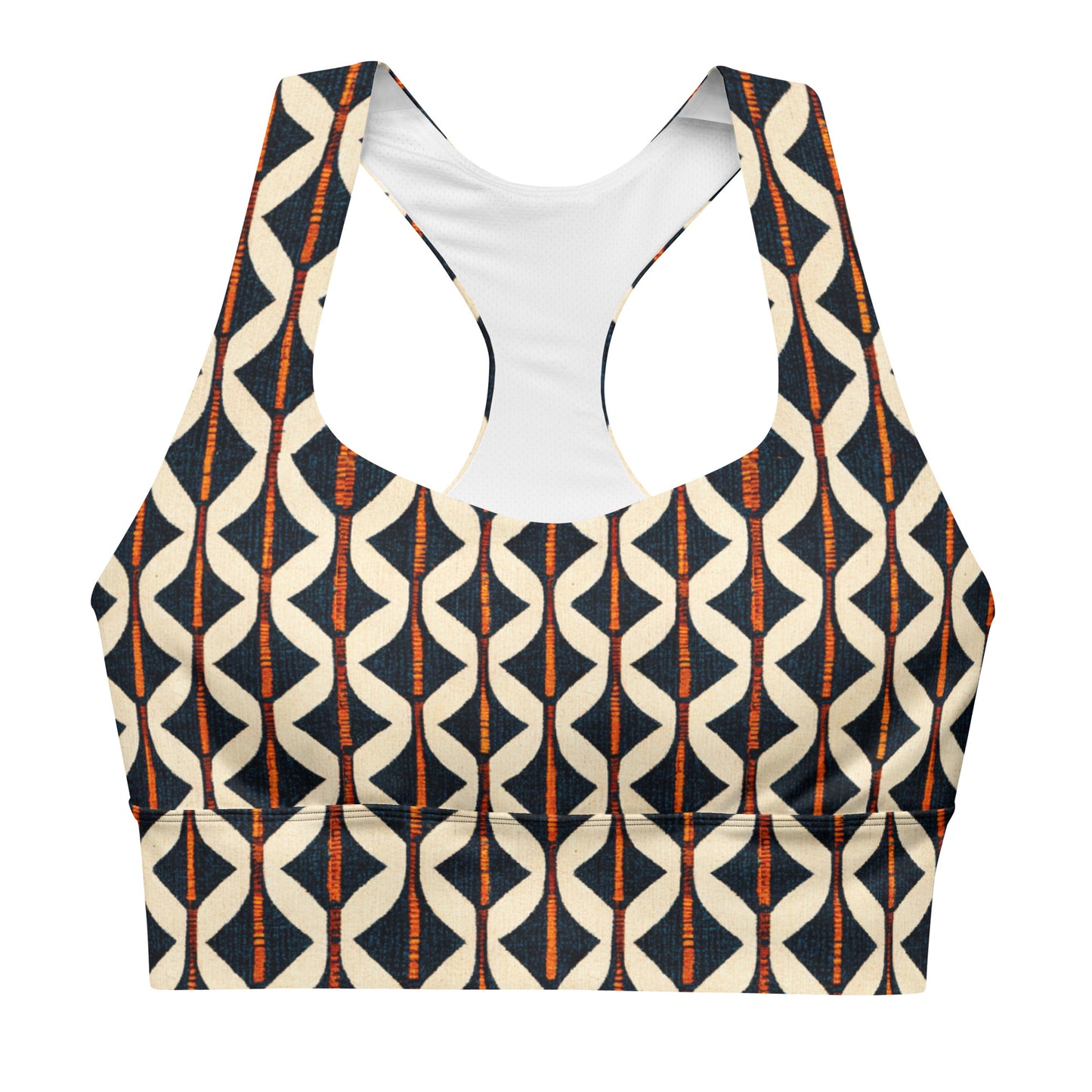 Tribal Tones In Harmony Longline sports bra