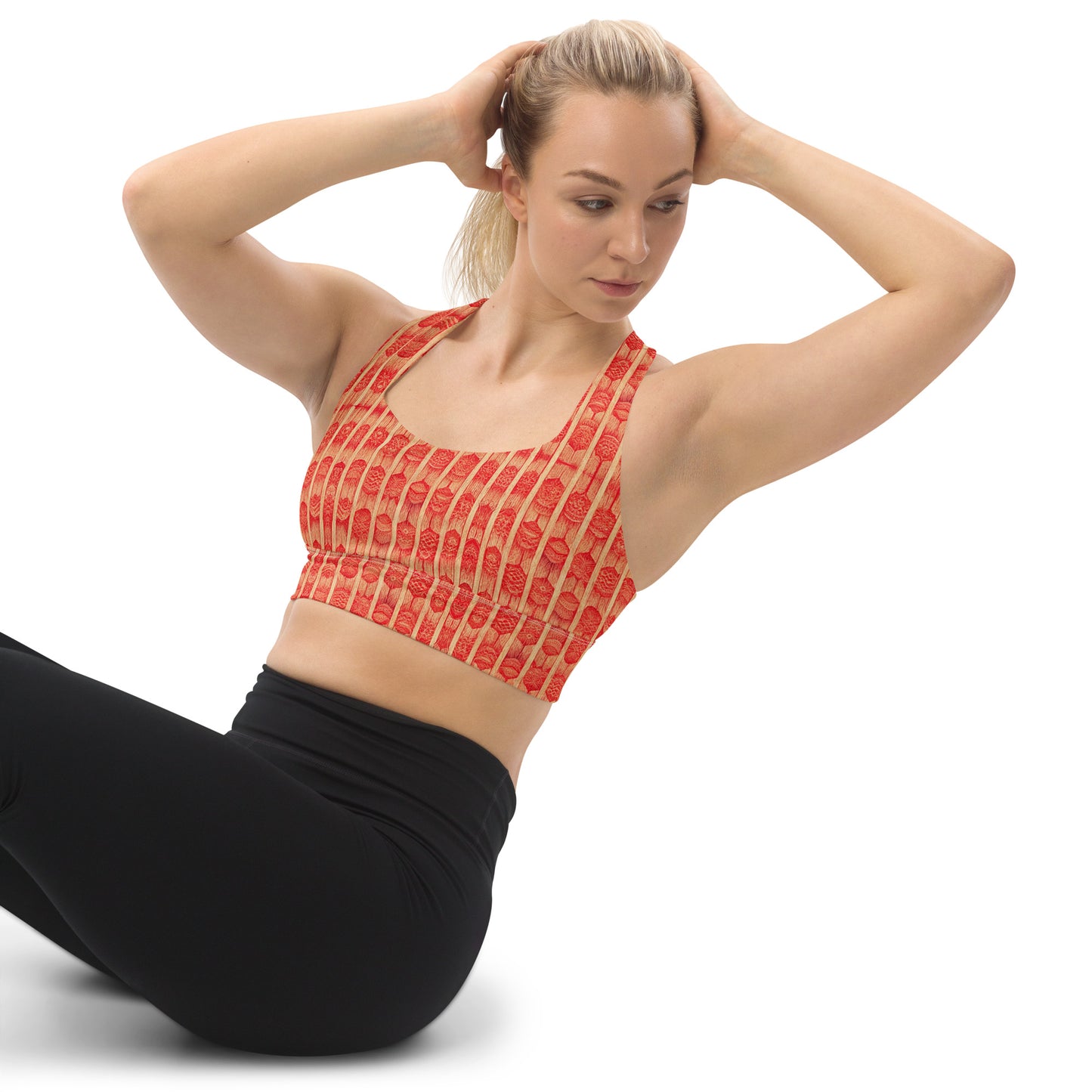 Scarlet Ribbon Longline sports bra