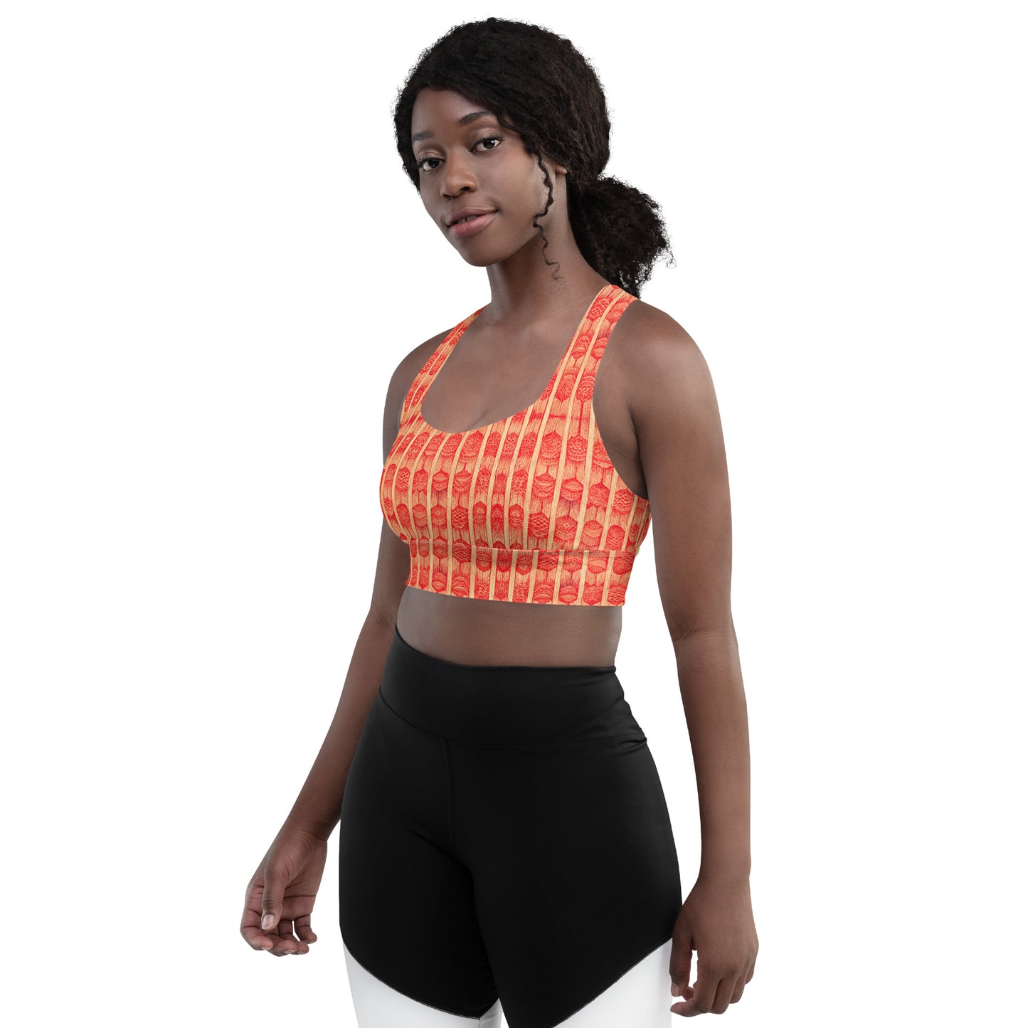 Scarlet Ribbon Longline sports bra