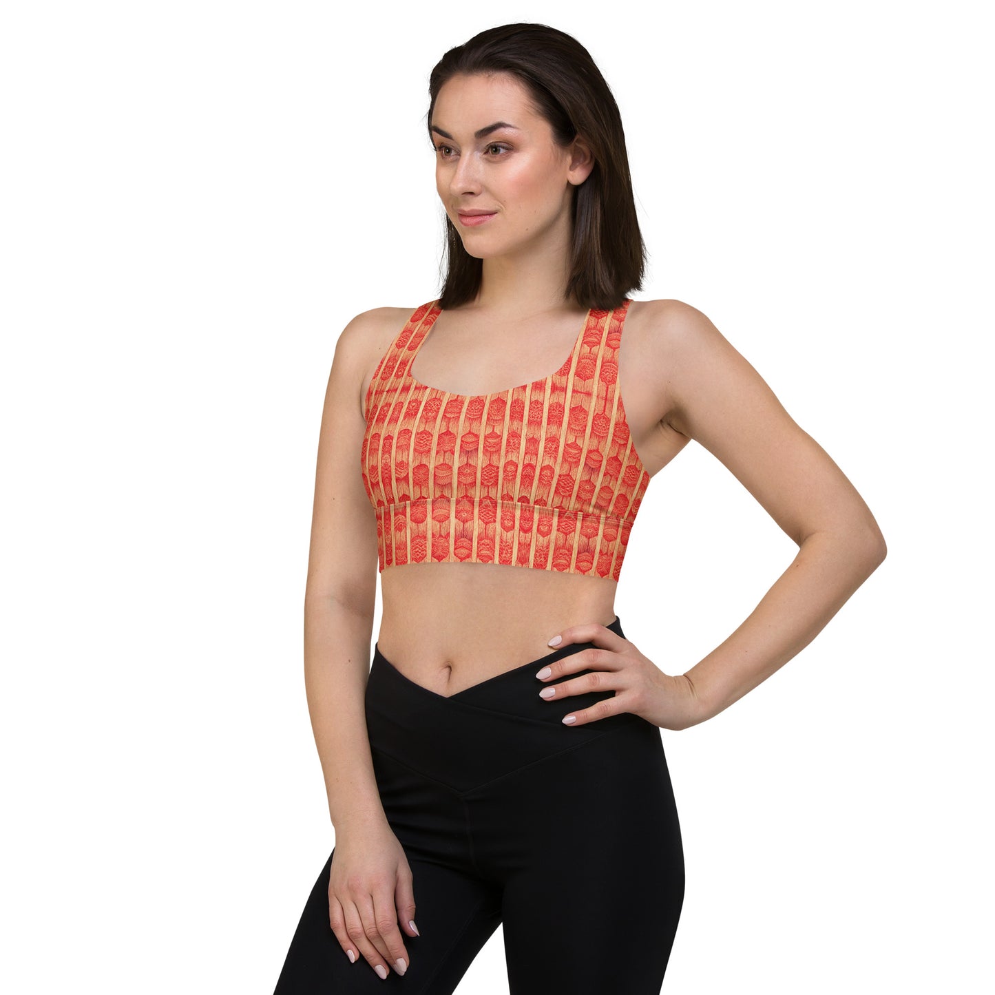 Scarlet Ribbon Longline sports bra