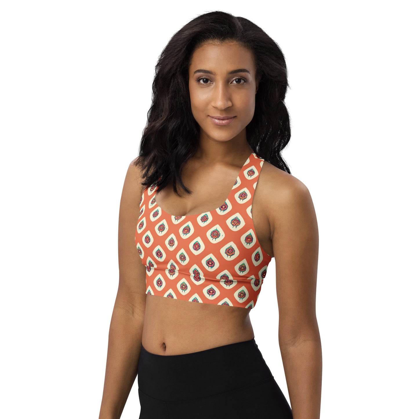 Mango Tango Longline sports bra