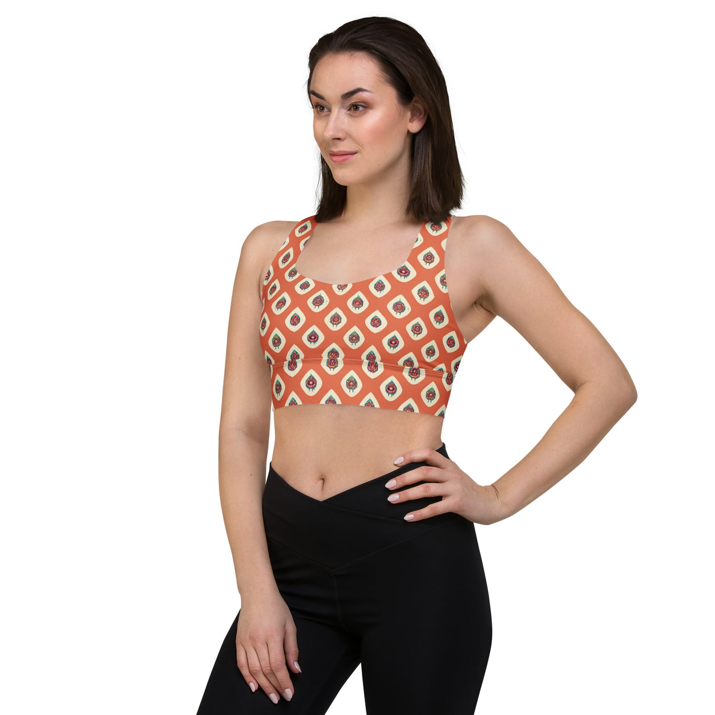 Mango Tango Longline sports bra