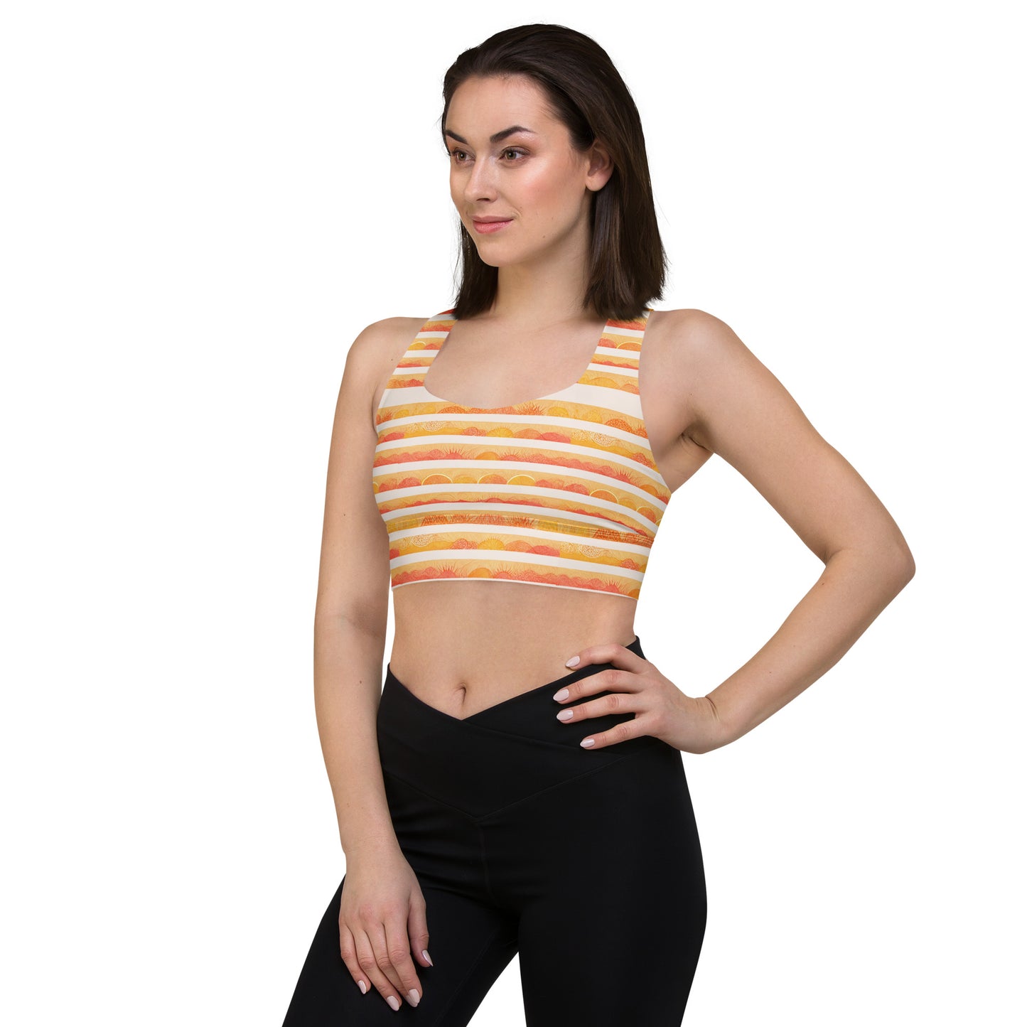 Rising Sun Longline sports bra