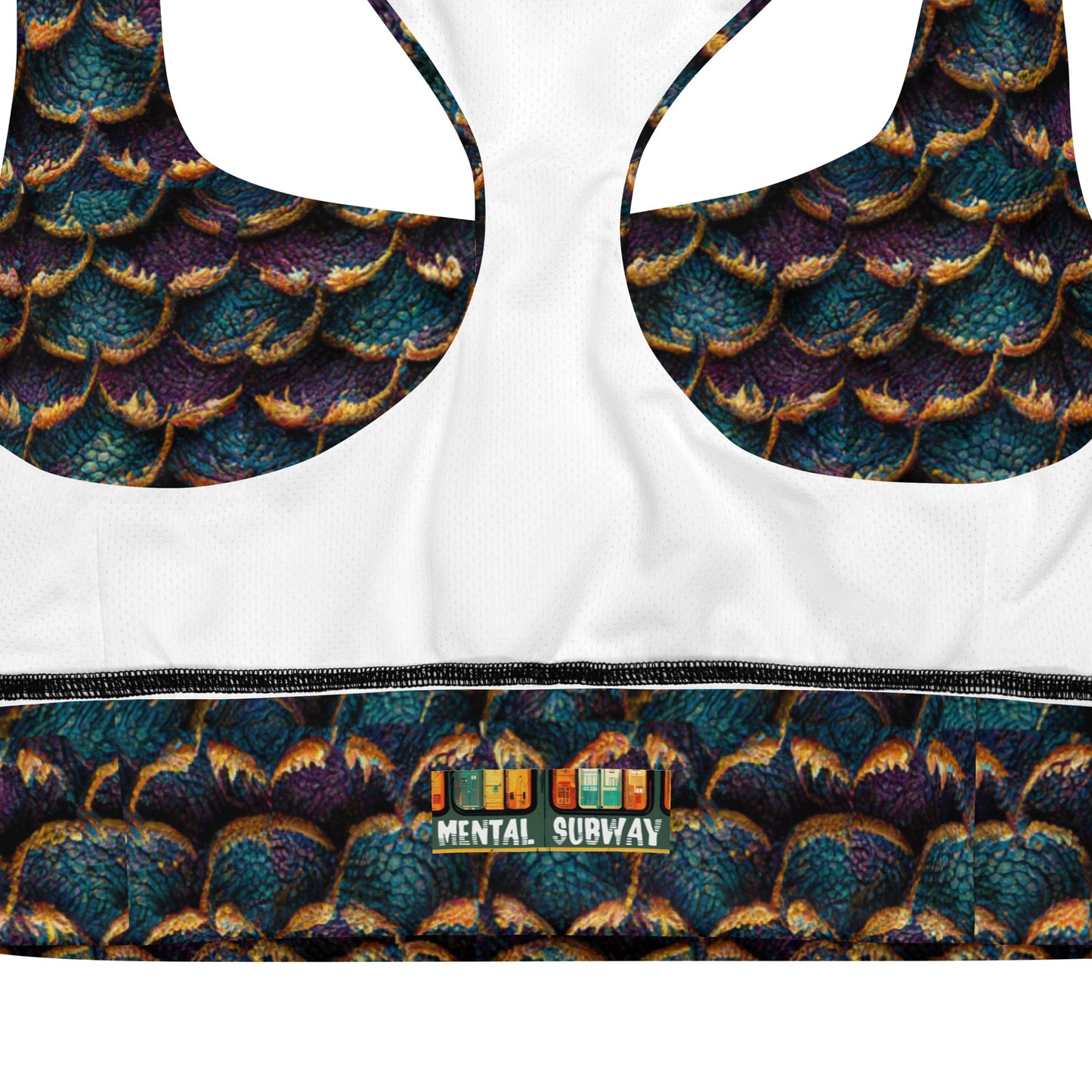 Maelorin, the Coastal Illusionist Dragon Longline sports bra