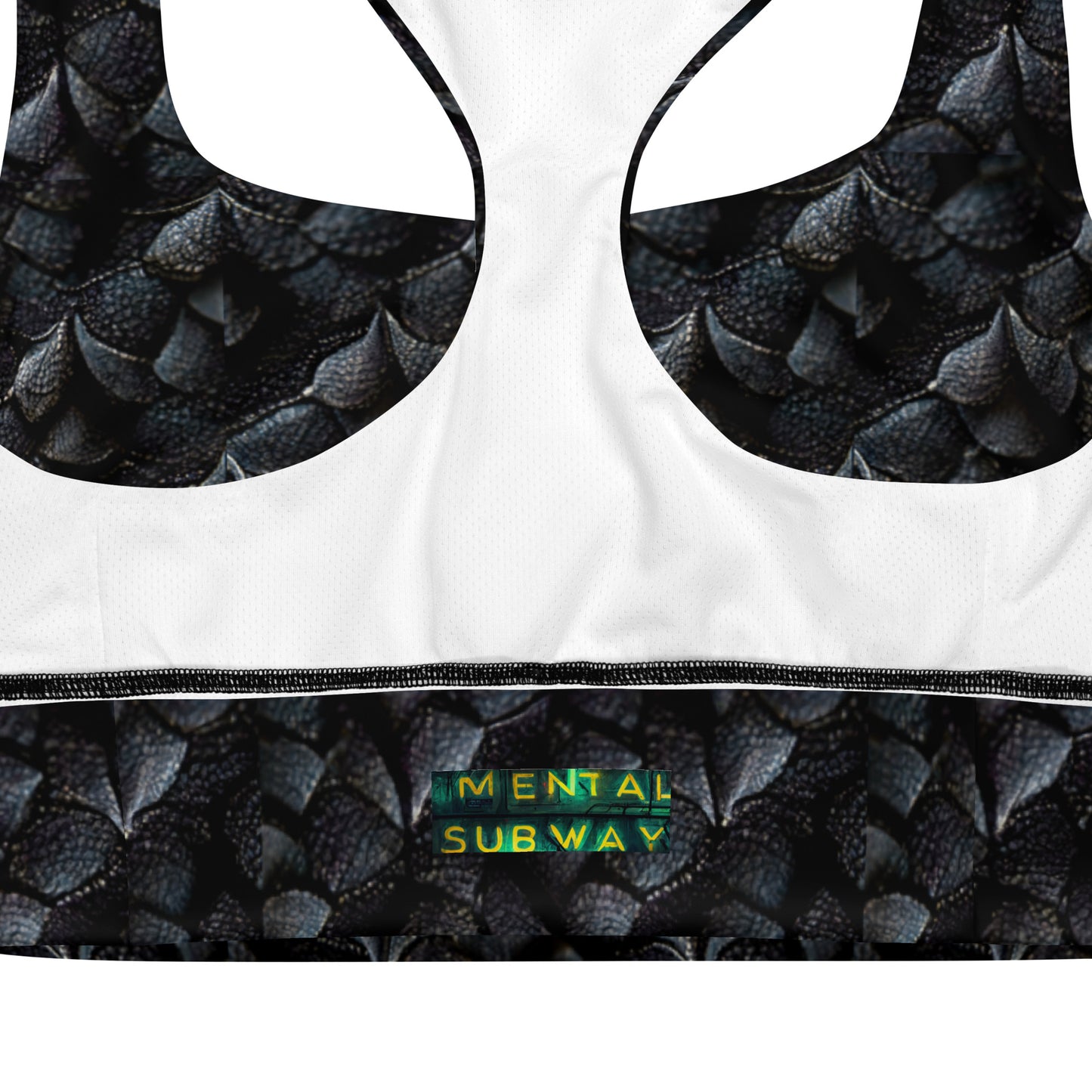 Onyxxor, the Cliff Sentinel Dragon Longline sports bra