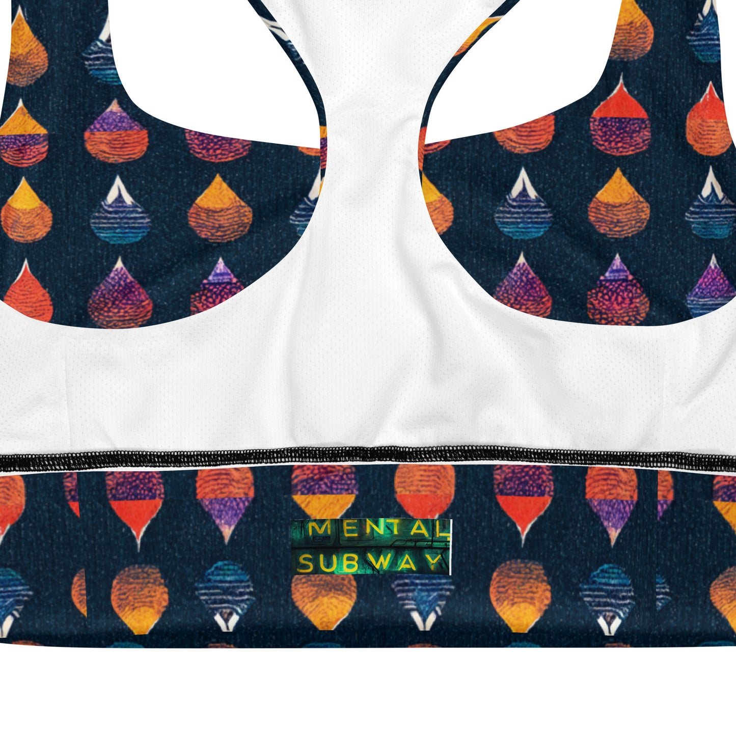 Prismatic Precipitation Longline sports bra