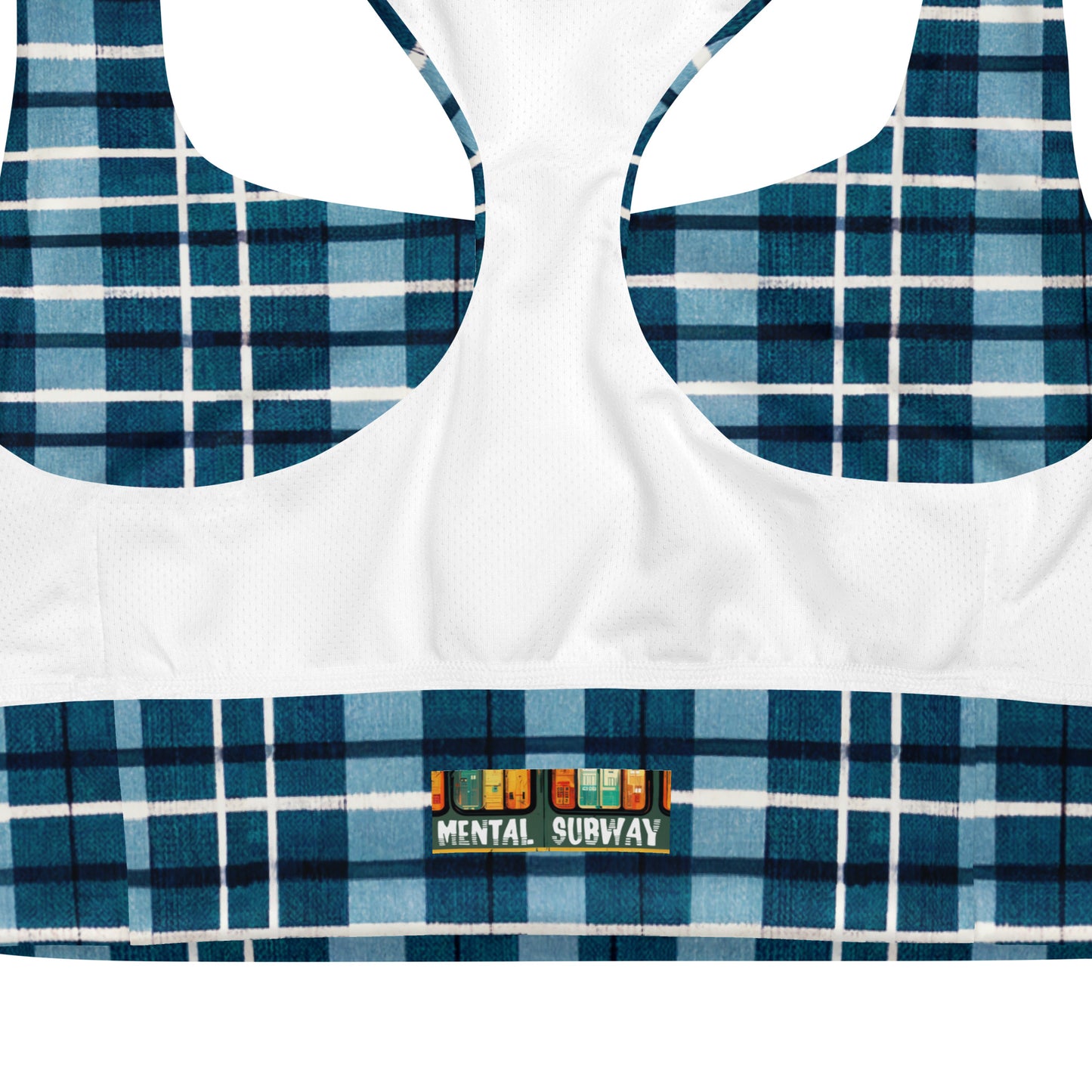 Scotsman’s Skyward Plaid Longline sports bra