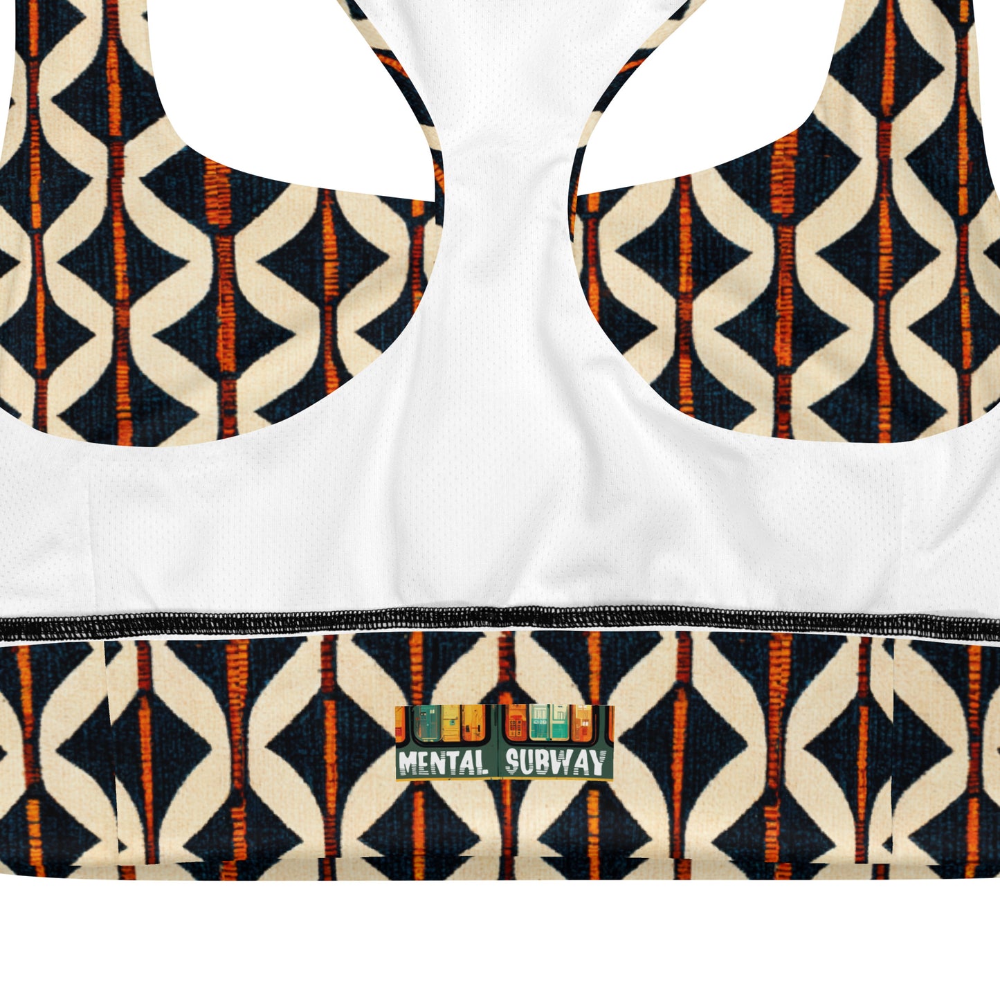 Tribal Tones In Harmony Longline sports bra