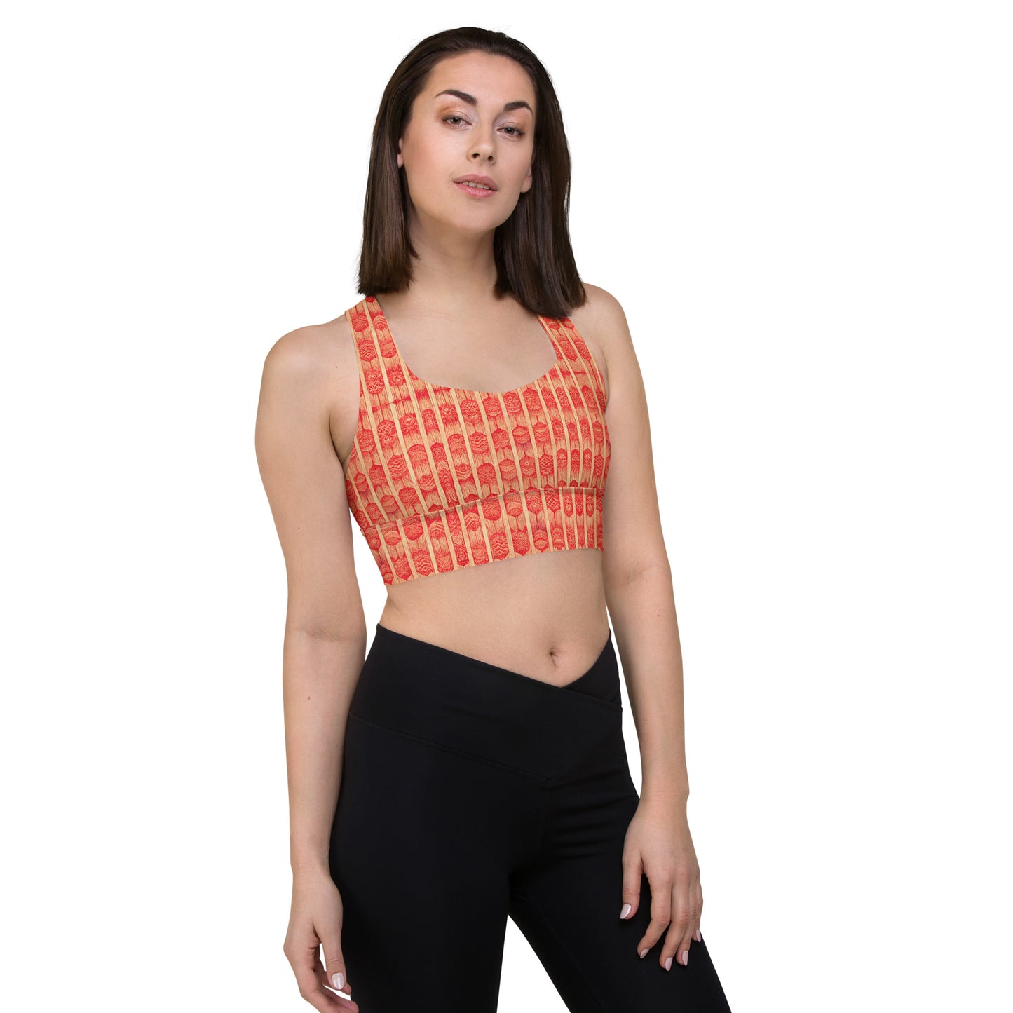 Scarlet Ribbon Longline sports bra