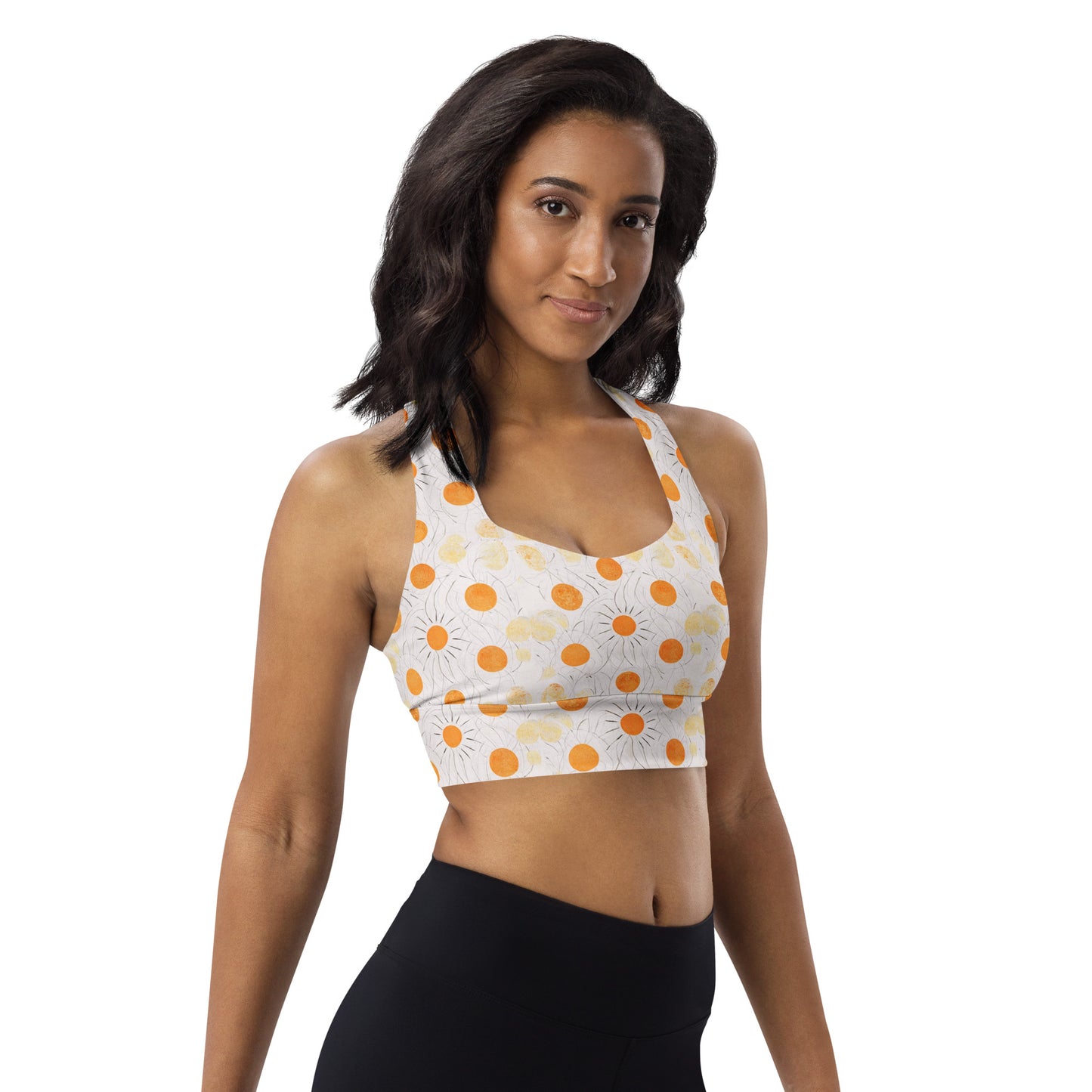 Fall Sun Longline sports bra