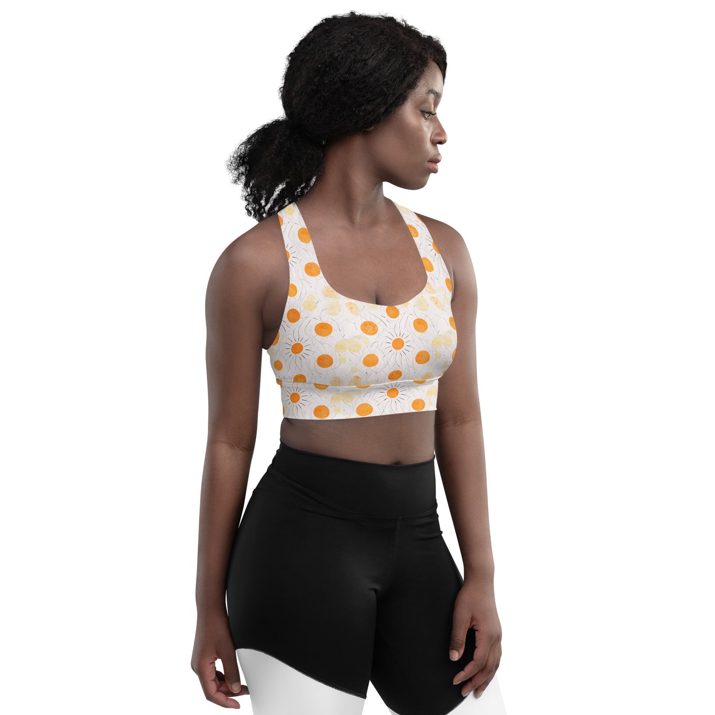 Fall Sun Longline sports bra