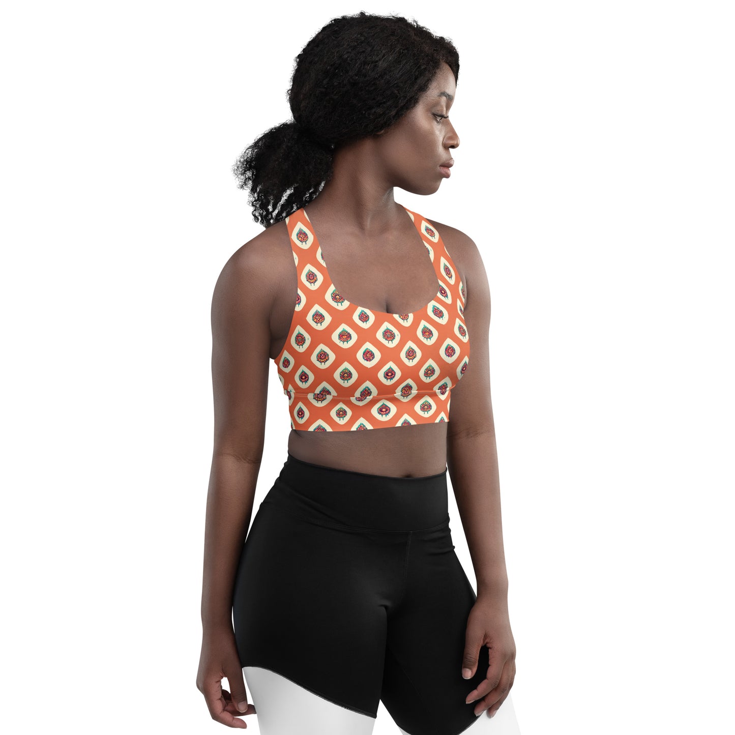 Mango Tango Longline sports bra